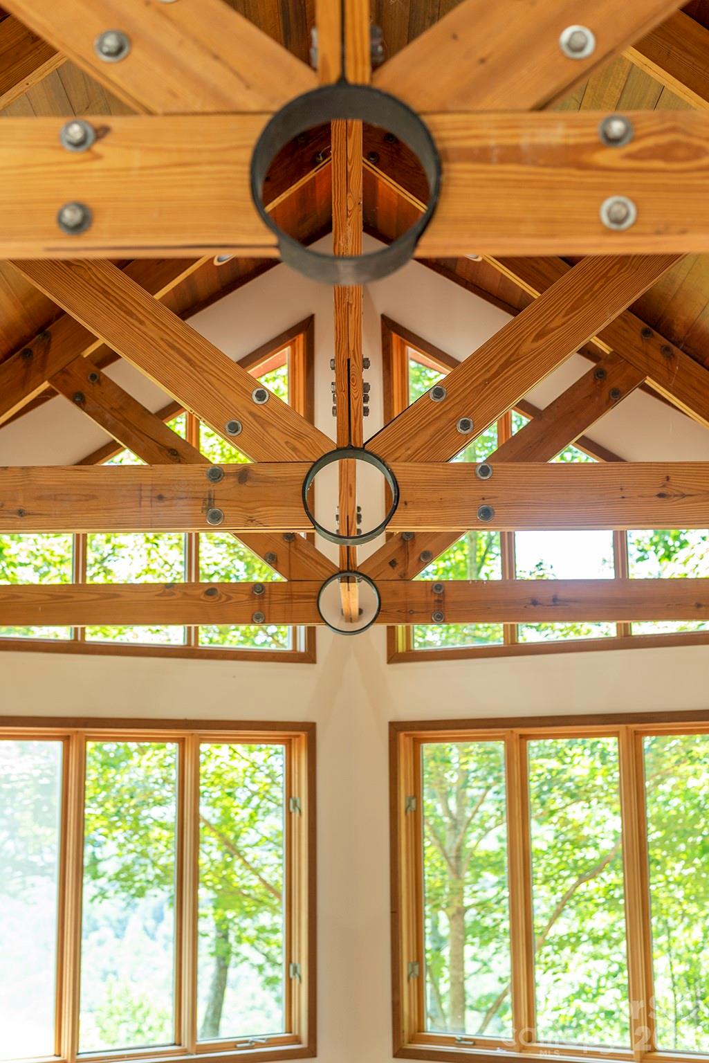 Craftsman trusses - 7 Winding Poplar Road, Black Mountain
