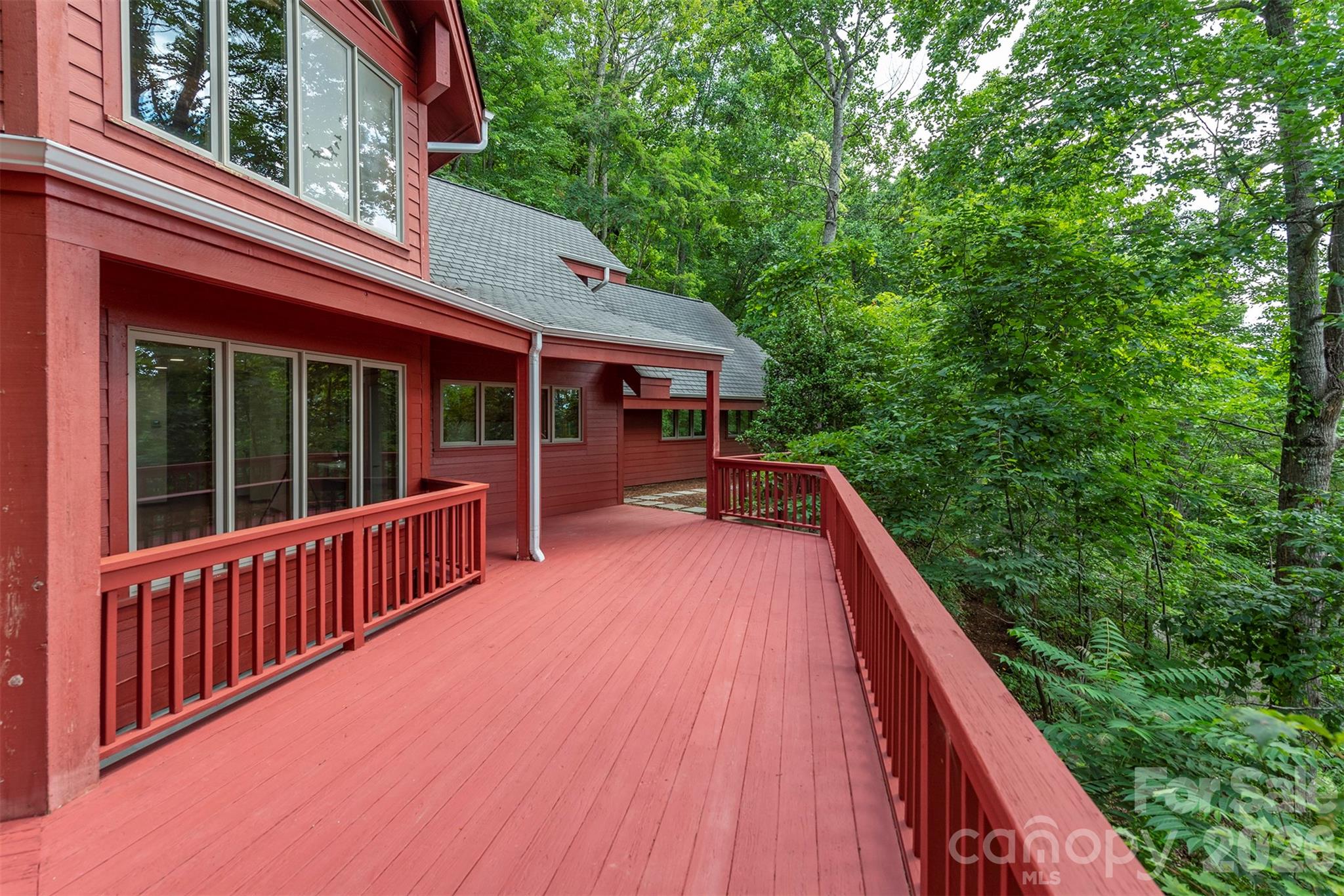 Large deck areas - 7 Winding Poplar Road, Black Mountain