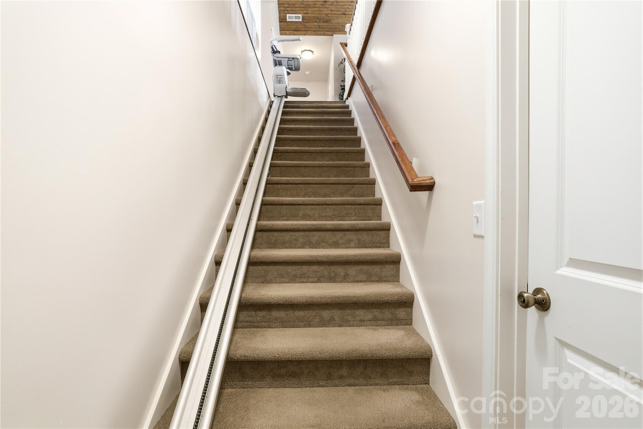 Stair/Chair lift to Basement - 140 Debbie Loop, Waynesville