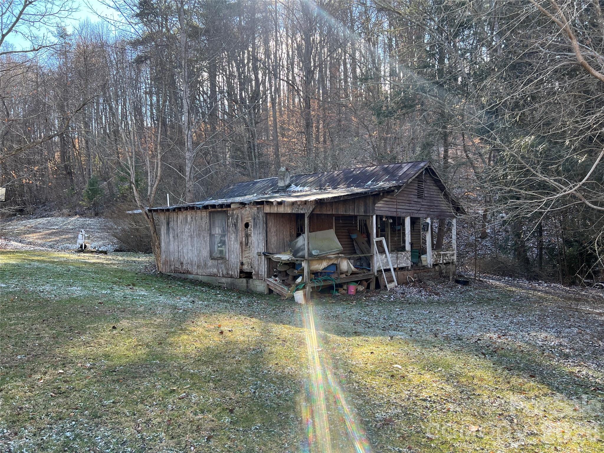 Old house on preoperty - 1974 Ammons Branch Road, Marshall