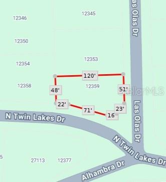 Land at 12359 LOS OLAS DR, PUNTA GORDA, photo 4 of 6