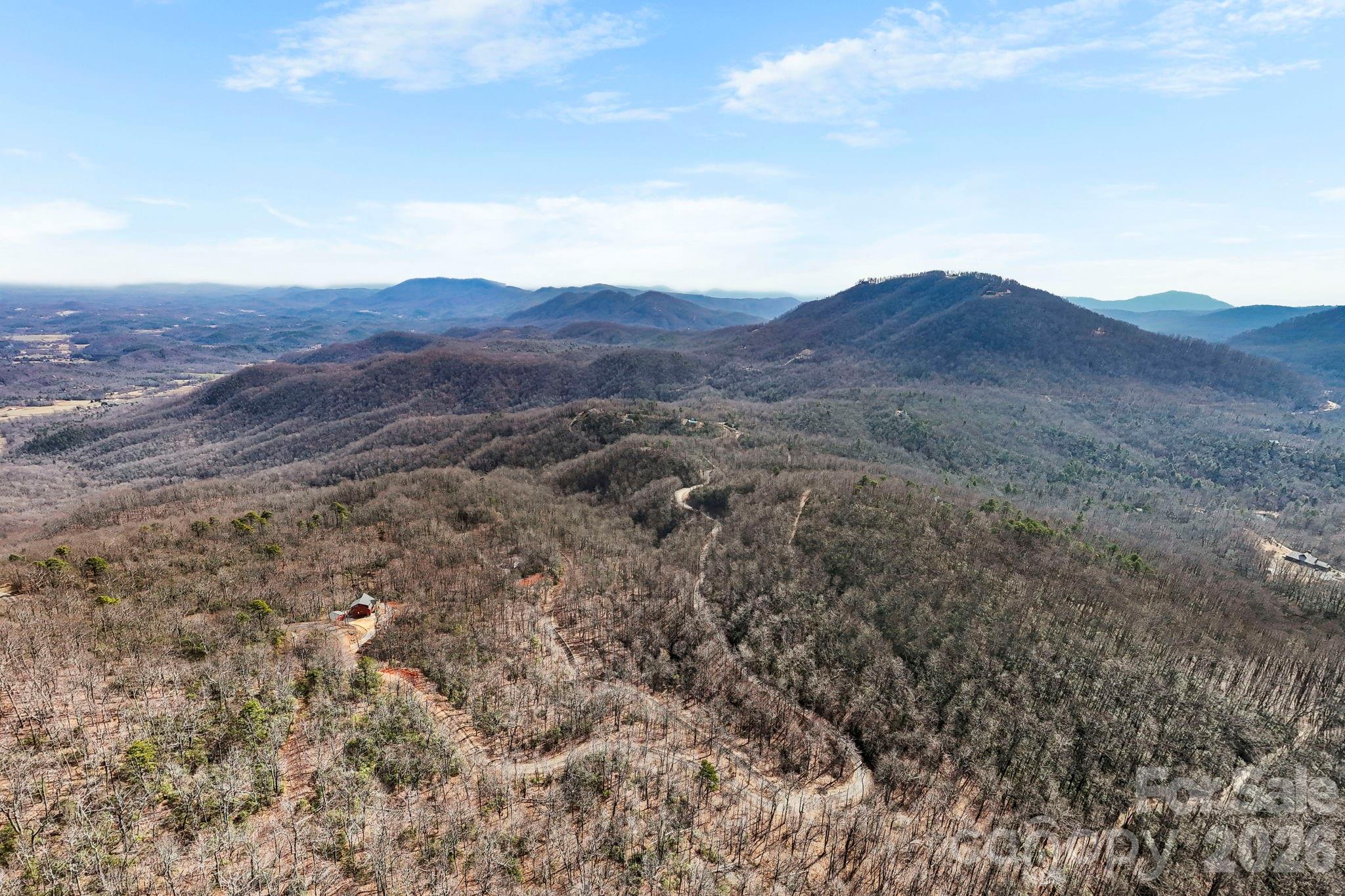 Aerial overview looking E/SE - Lot 5 Laurel Mountain Trail, Black Mountain