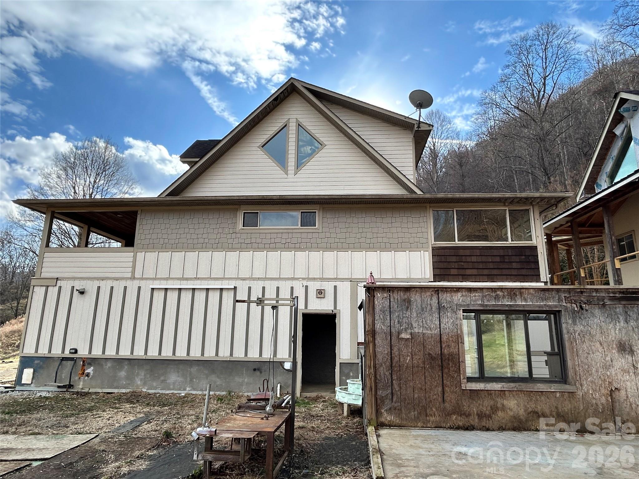 Right side of home - 330 Potts Drive, Waynesville