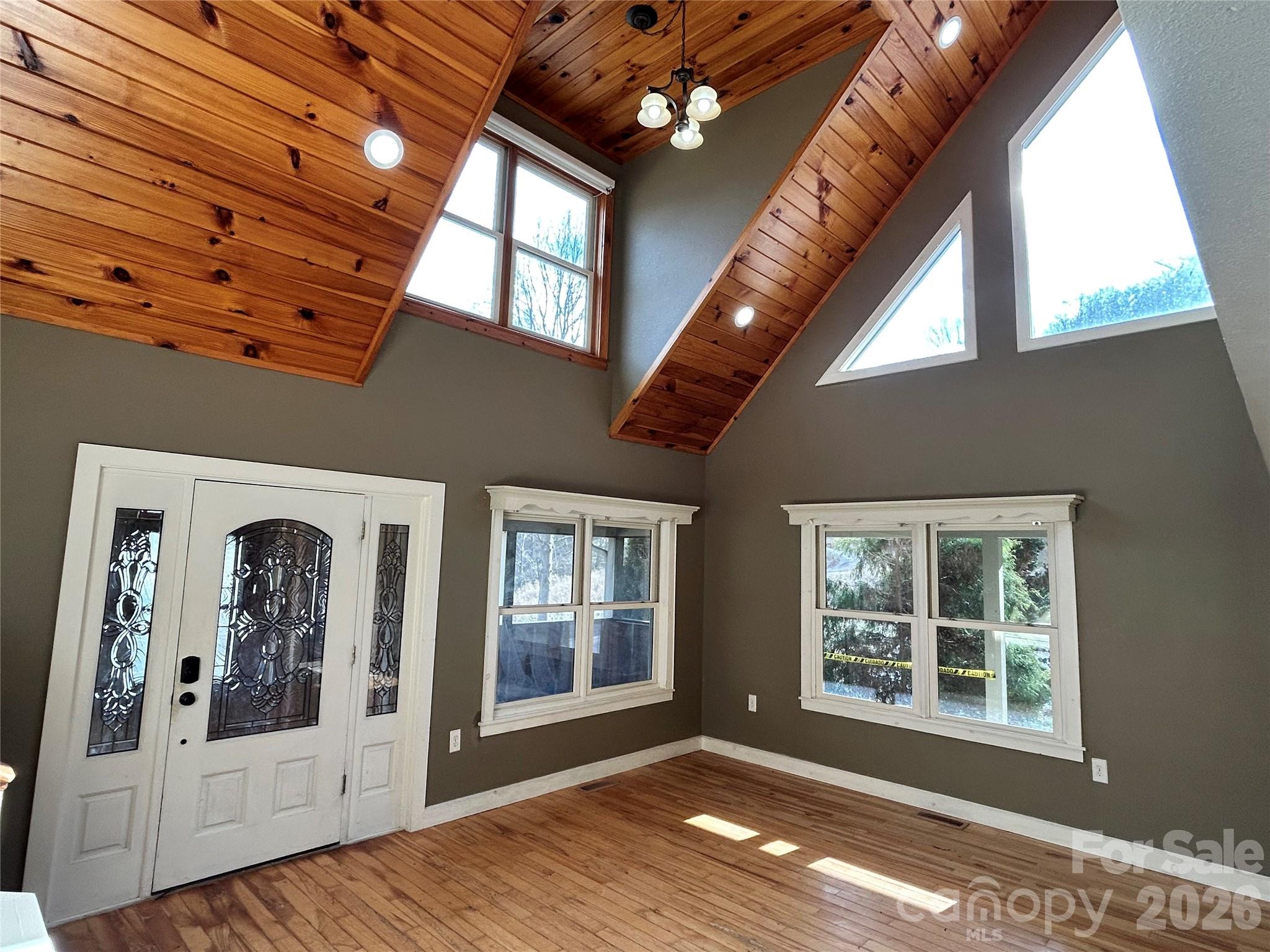 2 story living room - 330 Potts Drive, Waynesville
