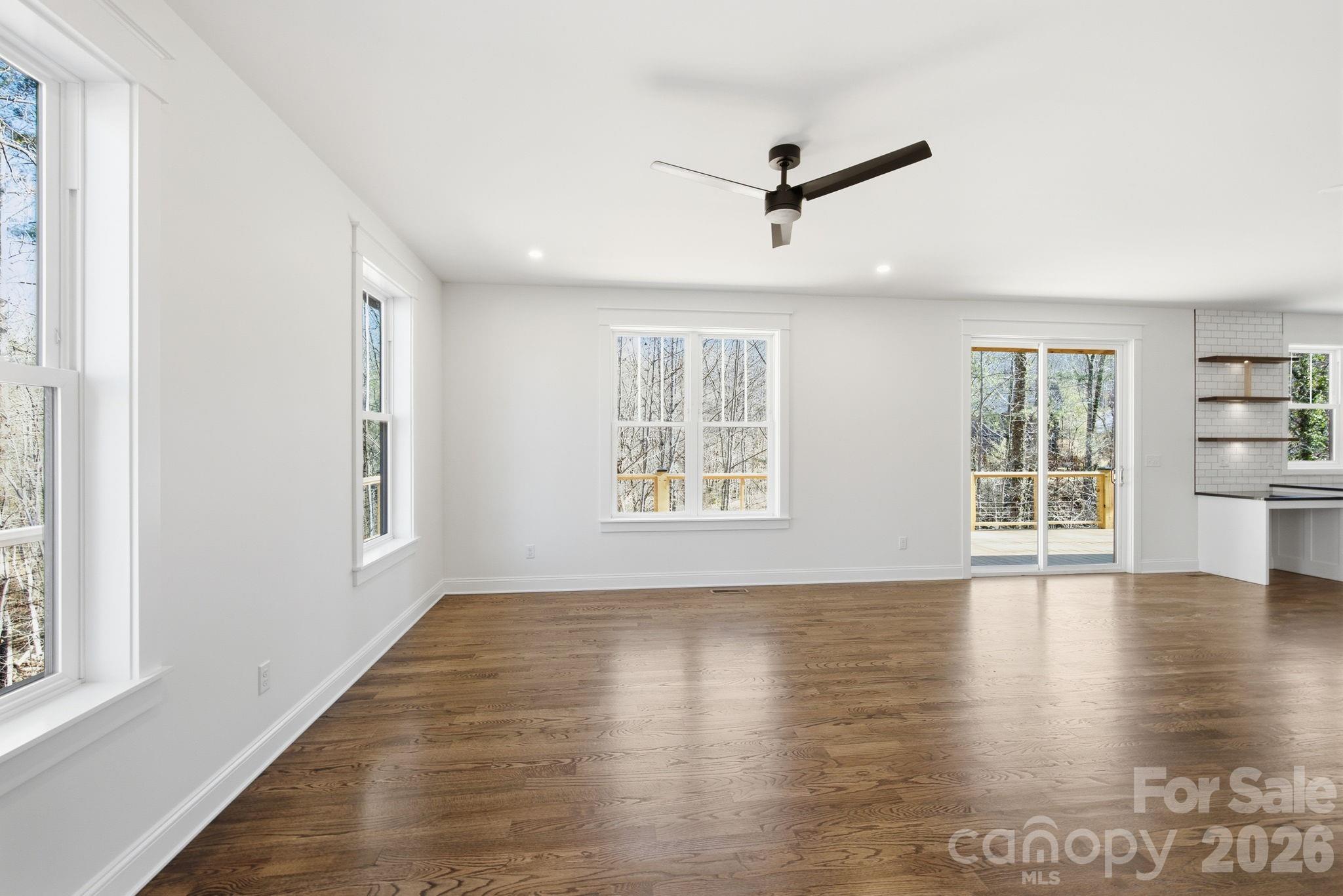 Living Room Flooded with Natural Light - 22 Deep Woods Road, Weaverville