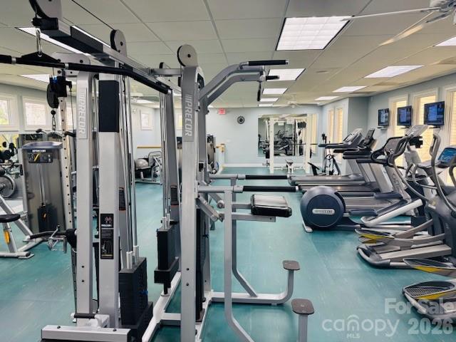 FITNESS CENTER - 121 Burning Tree Lane, Flat Rock