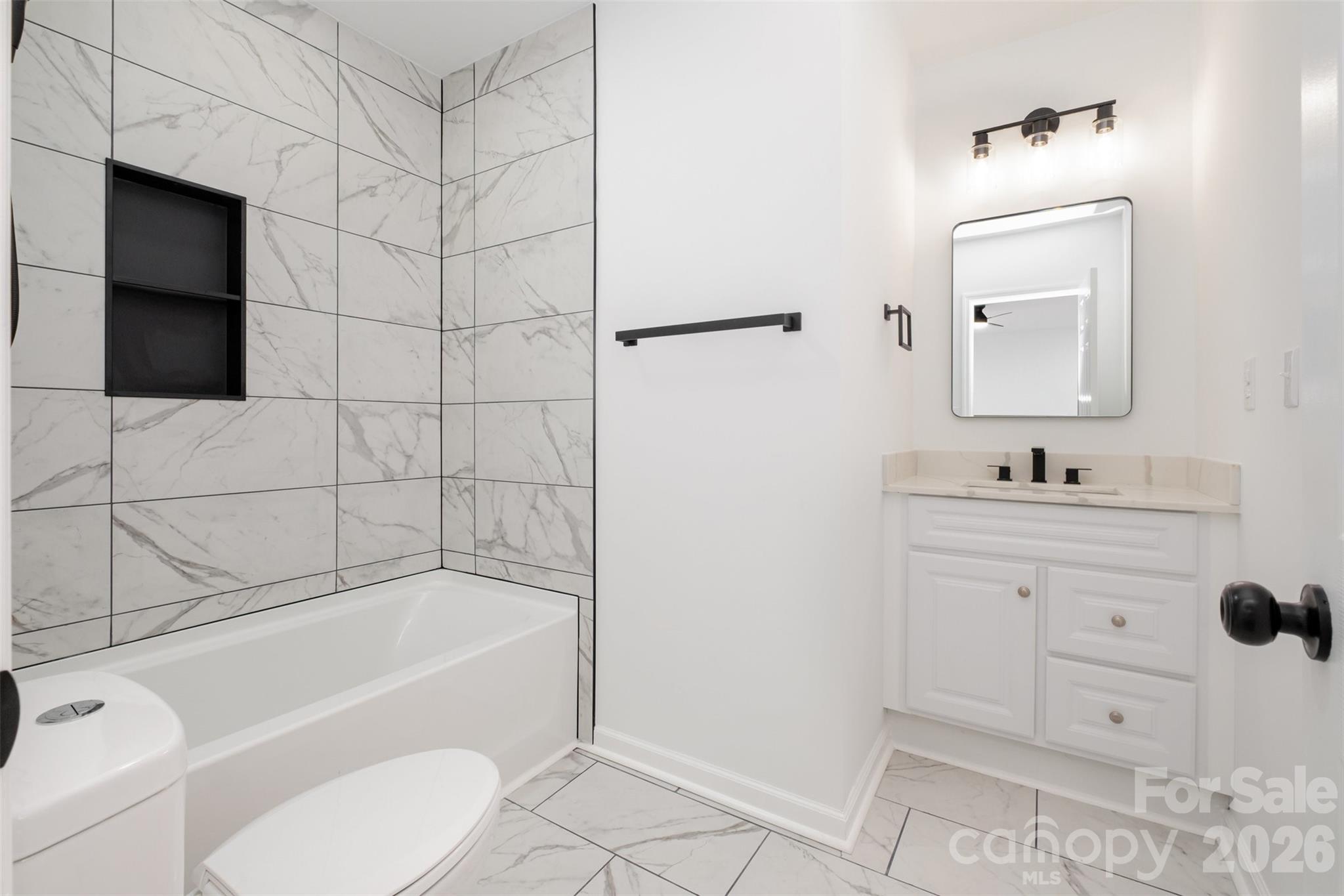 Bathroom #1 on main level - 503 Circle Drive E, Shelby