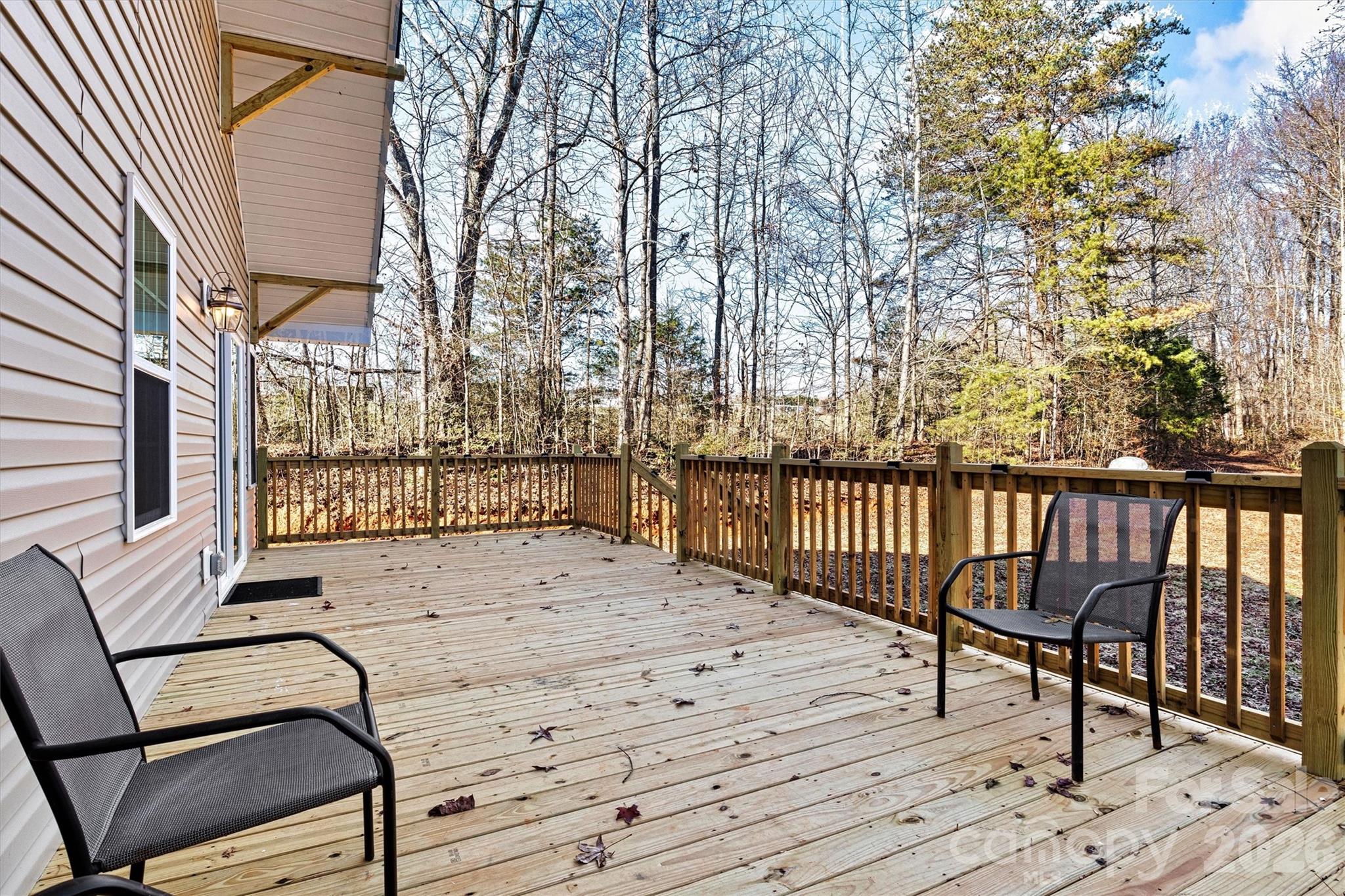 another view of back deck - 6051 Pointe West Lane, Vale