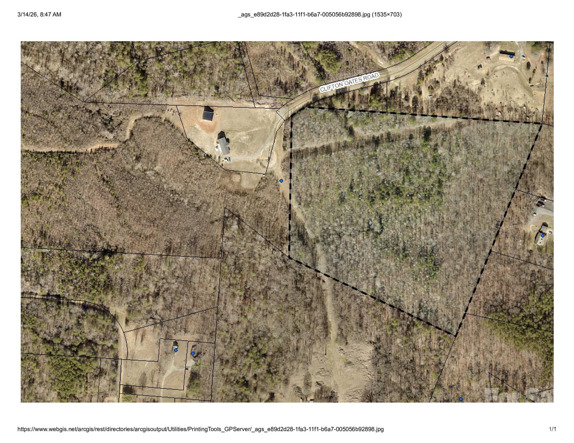 Acreage at TBD Clifton Oates Road, Shelby, photo 2 of 3