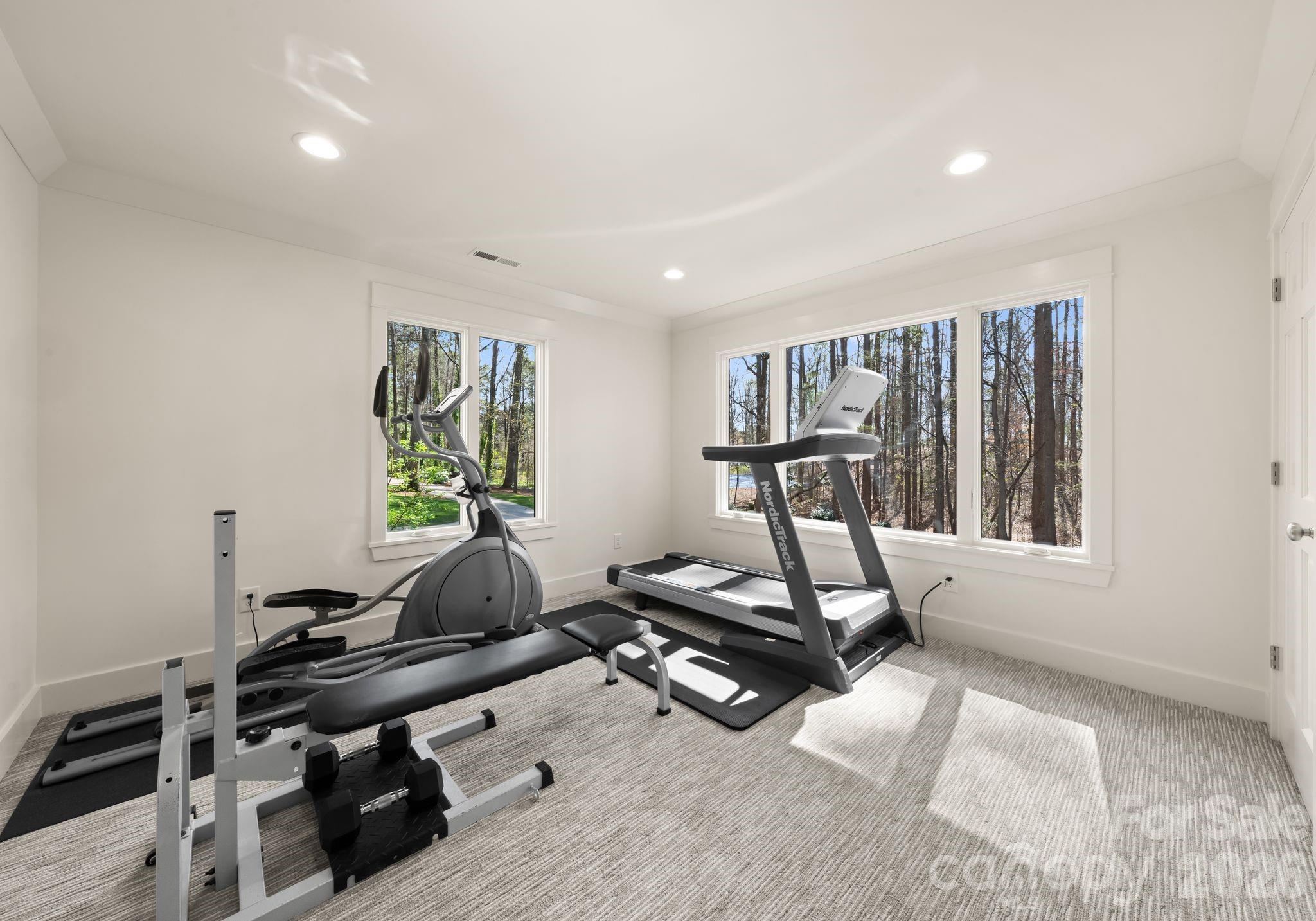Upstairs Workout Area - 16208 Weatherly Way, Huntersville
