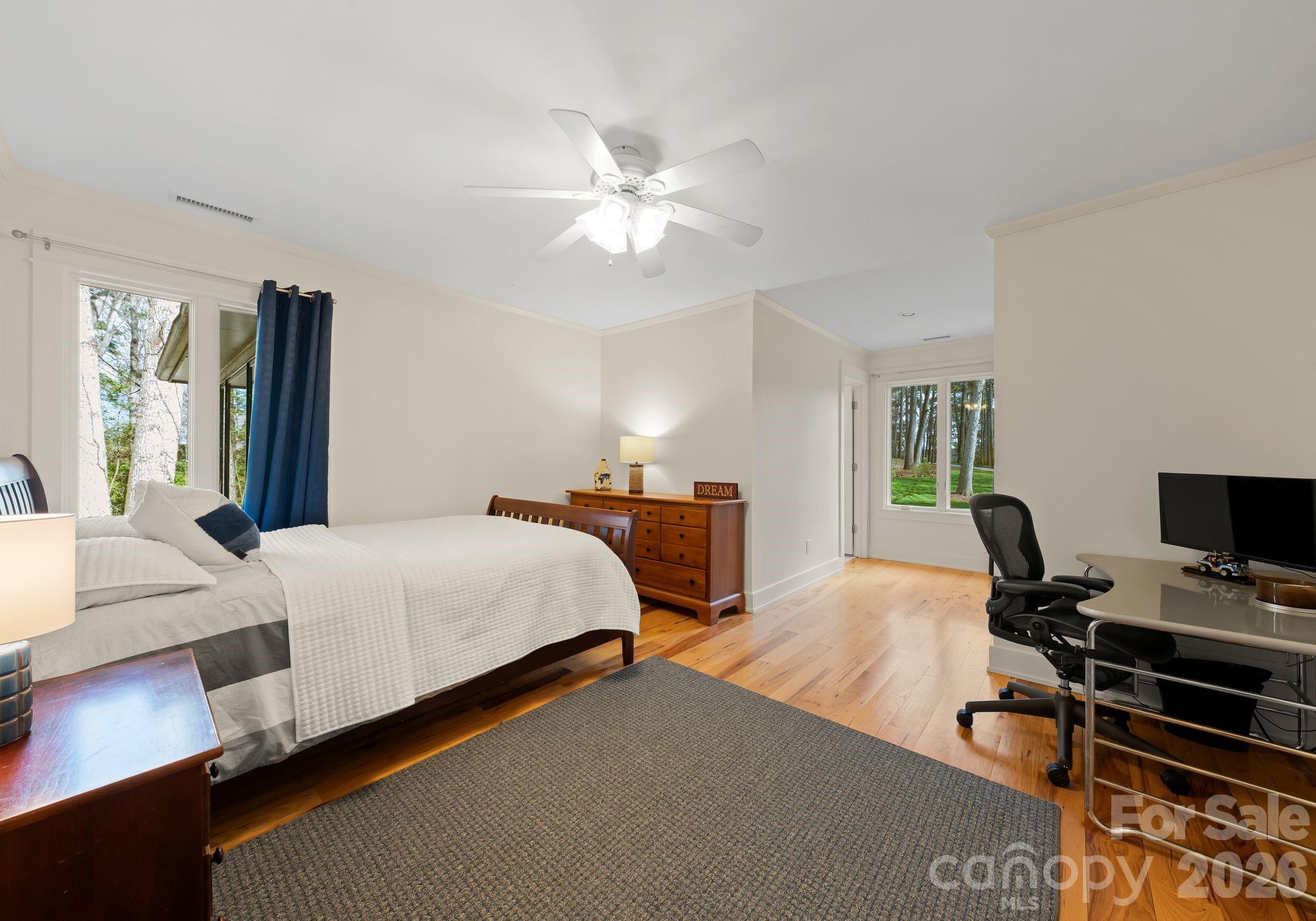 Additional Upstairs Bedroom with Front Yard Views & Private Ensuite - 16208 Weatherly Way, Huntersville
