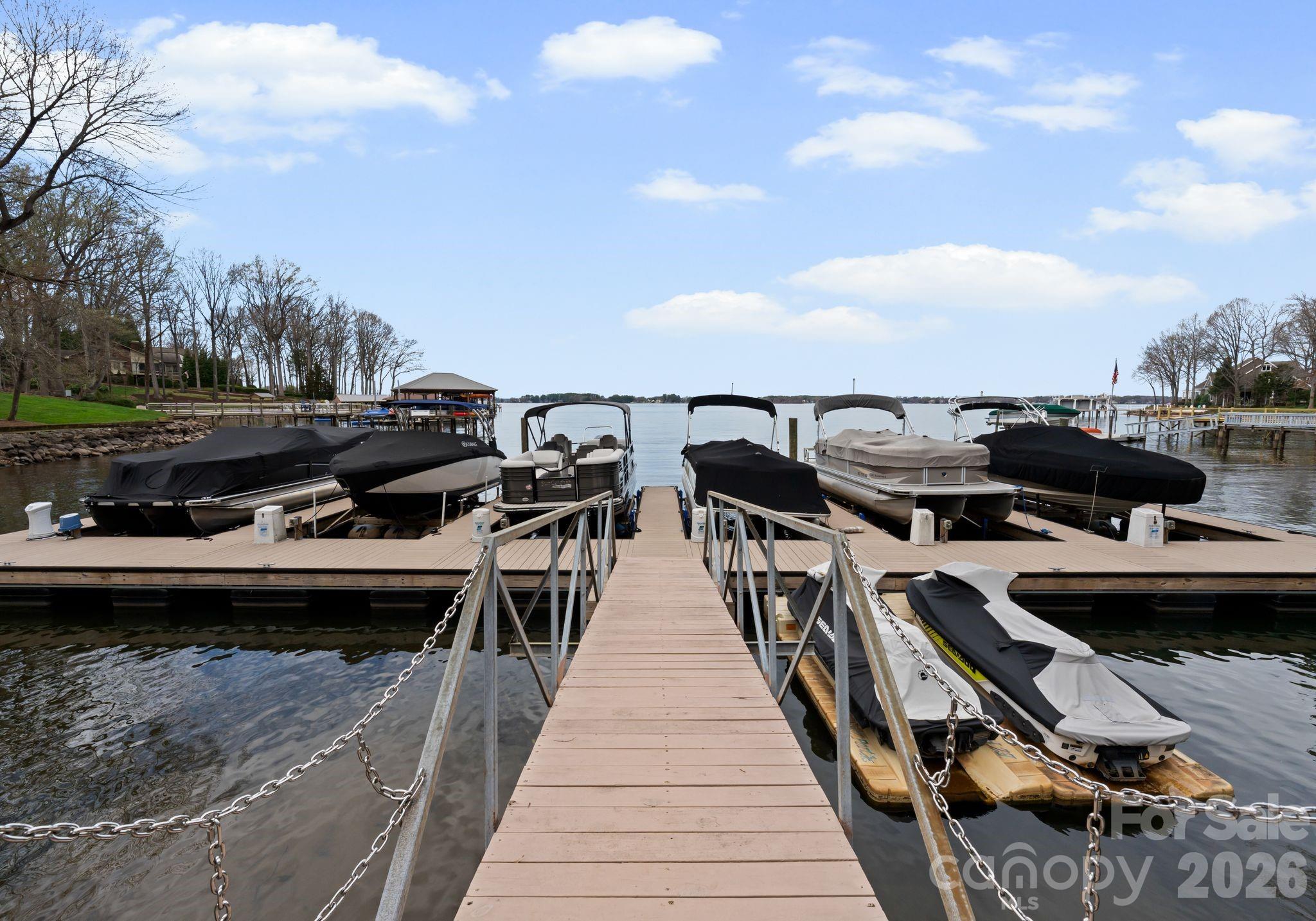 Two Jet Ski Lifts - 16208 Weatherly Way, Huntersville