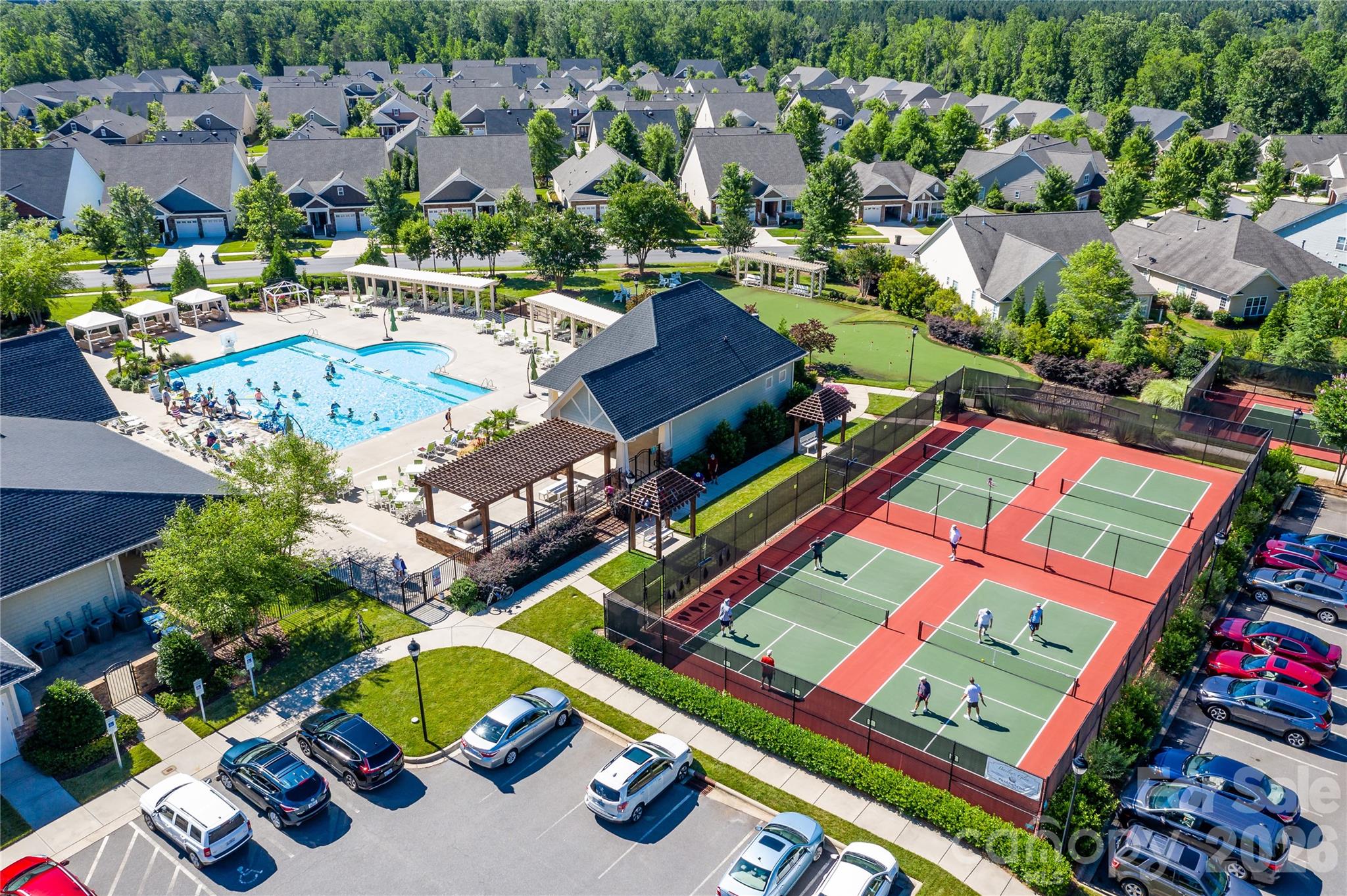Pickle ball courts - 12817 Mayes Road, Huntersville
