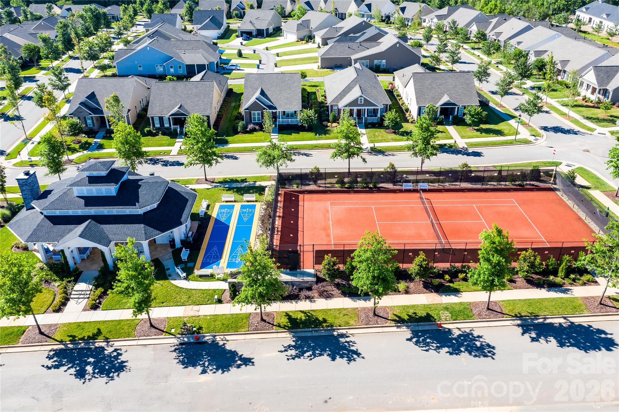 Pavillion, tennis, and one and 2 shuffleboard areas - 12817 Mayes Road, Huntersville