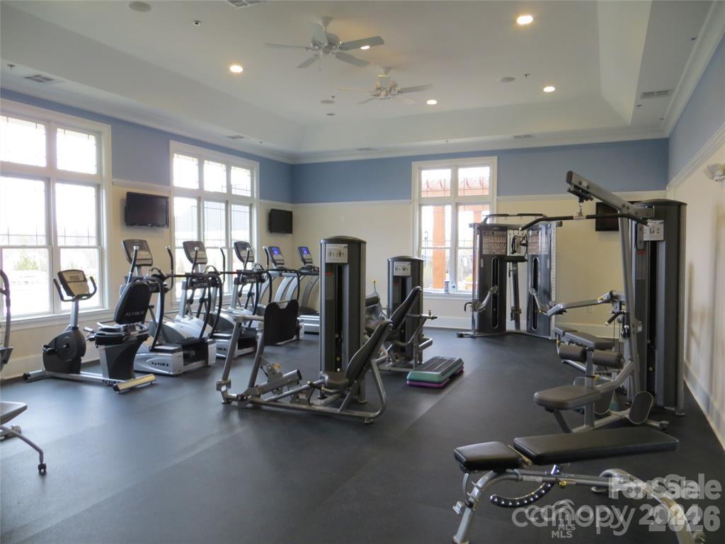 Fitness Center, another fitness center coming in the new clubhouse. - 12817 Mayes Road, Huntersville