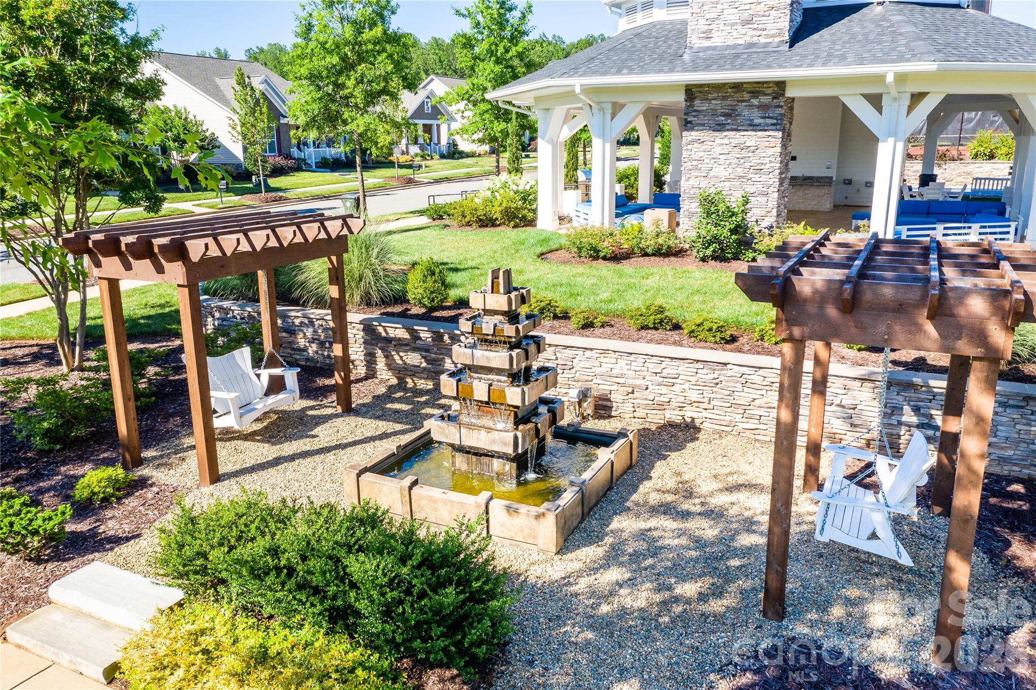 One of several pocket parks - 12817 Mayes Road, Huntersville