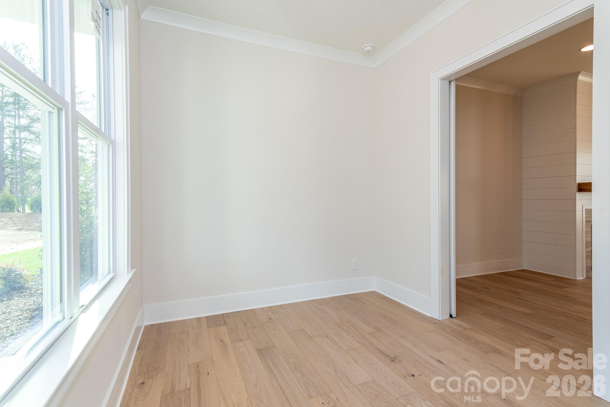 Study/Office with barn doors - 12813 Mayes Road, Huntersville