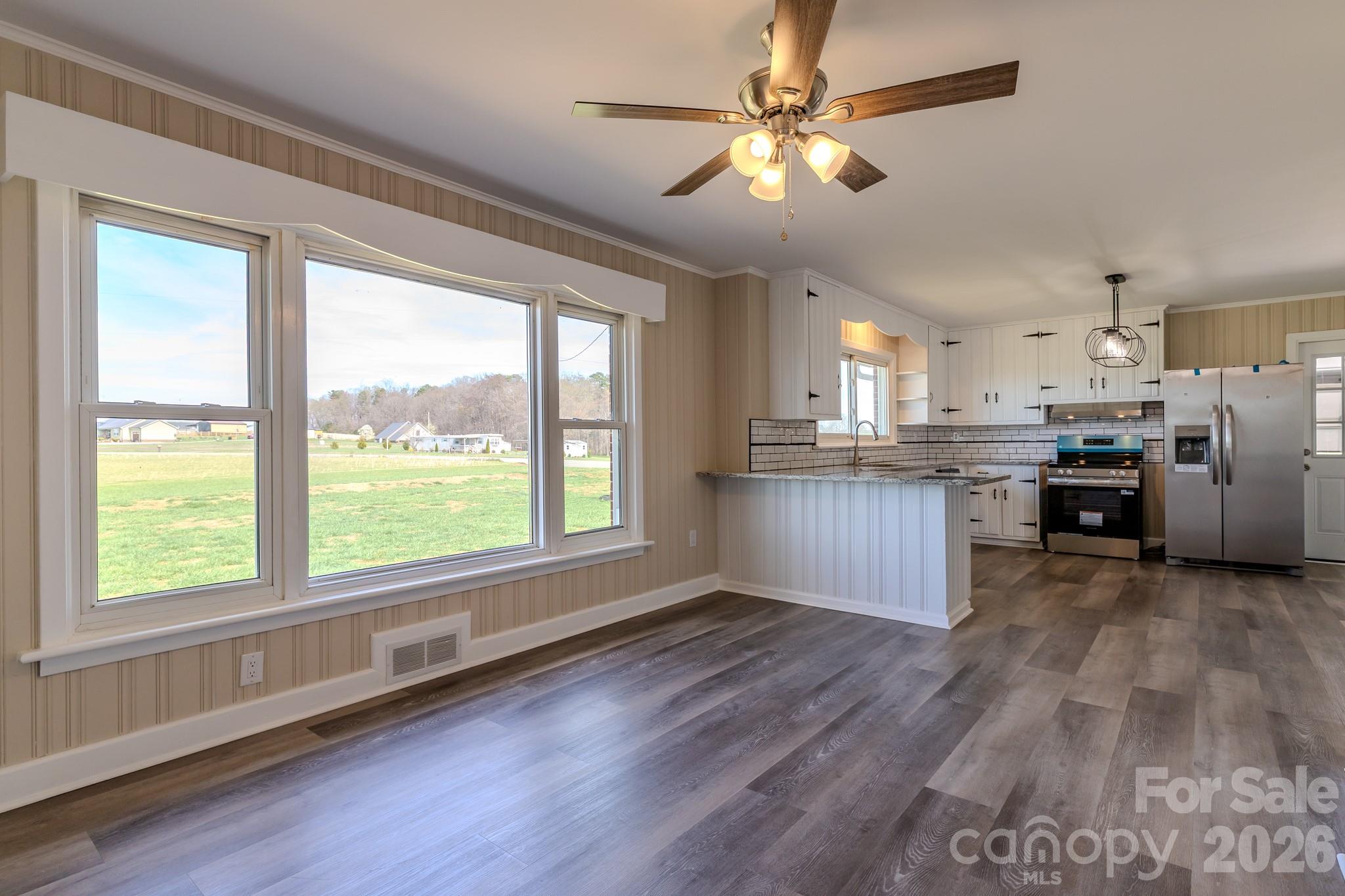 Full view window Den and Kitchen - 1217 Daniels Road, Lincolnton