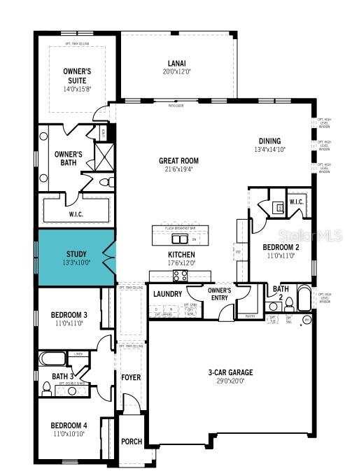 Floor Plan - 5030 123RD AVE E, PARRISH