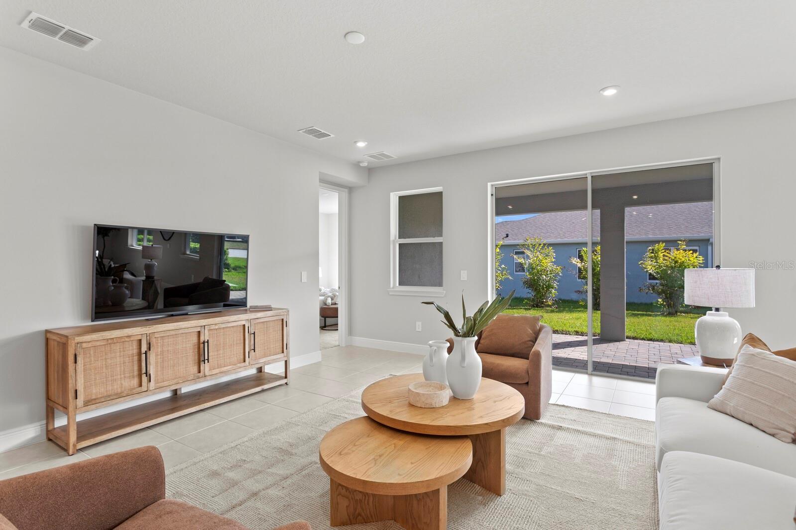 Staged Great Room - 5030 123RD AVE E, PARRISH