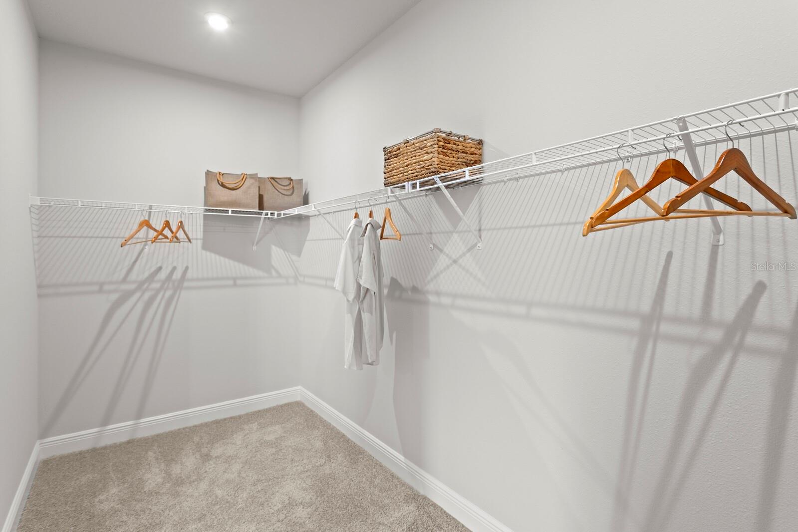 Staged Primary Closet - 5030 123RD AVE E, PARRISH