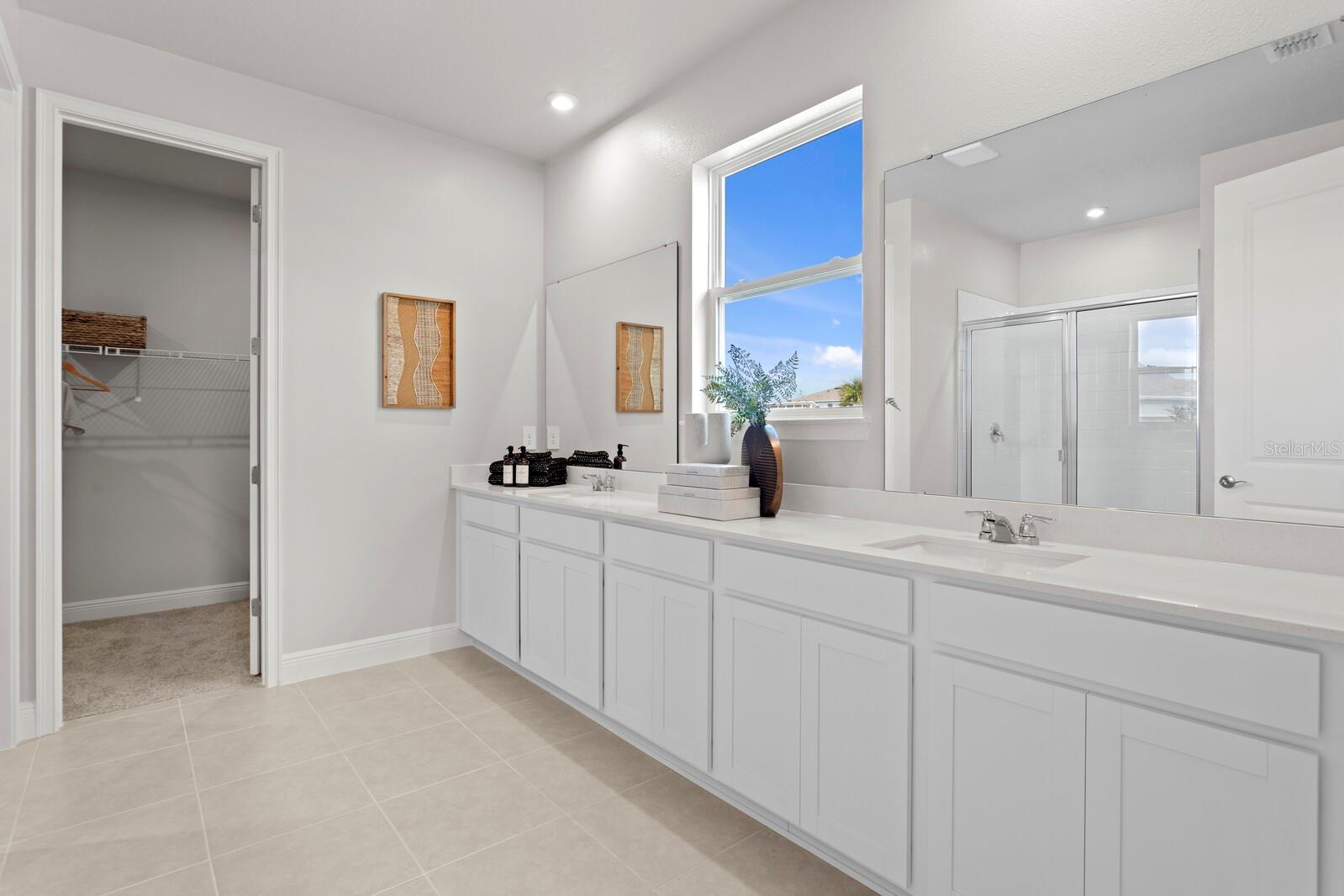 Staged Primary Bathroom - 5030 123RD AVE E, PARRISH