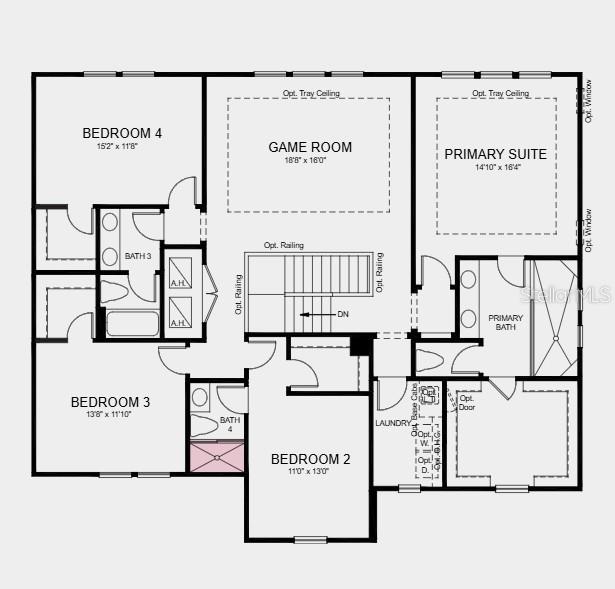 Additional Highlights Include: Gourmet kitchen, study in place of formal dining, door at downstairs bedroom to bath, shower in place of tub at bathroom two and four, 8' interior doors, extended lanai, tub at laundry room, and washer and dryer. - 14219 SAWMILL ST, PARRISH