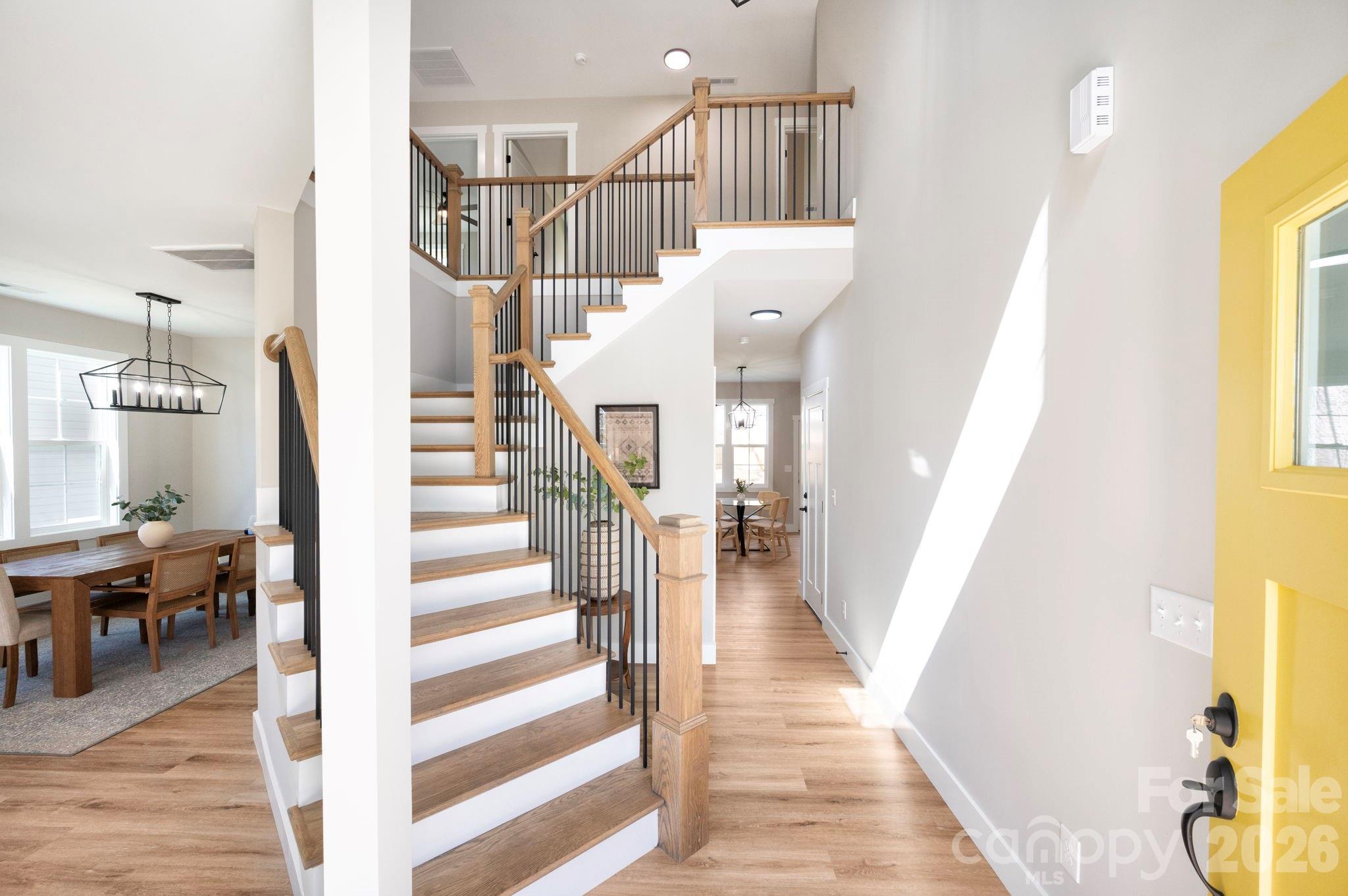 Beautiful Vaulted Entryway and Staircase - 9 Myrtle Lee Cove, Arden