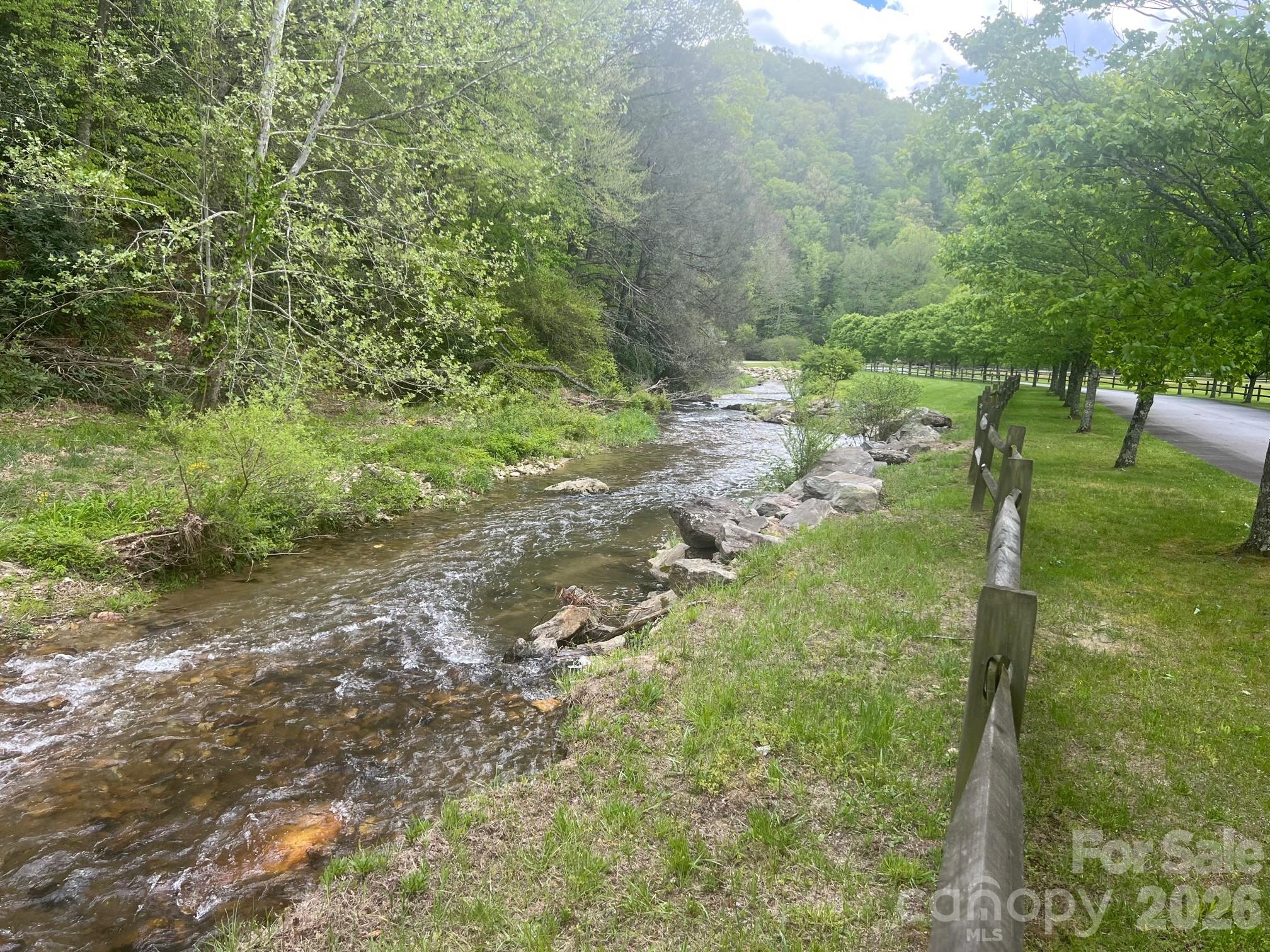 creek as you drive in - 531 Roca Vista Drive, Lenoir
