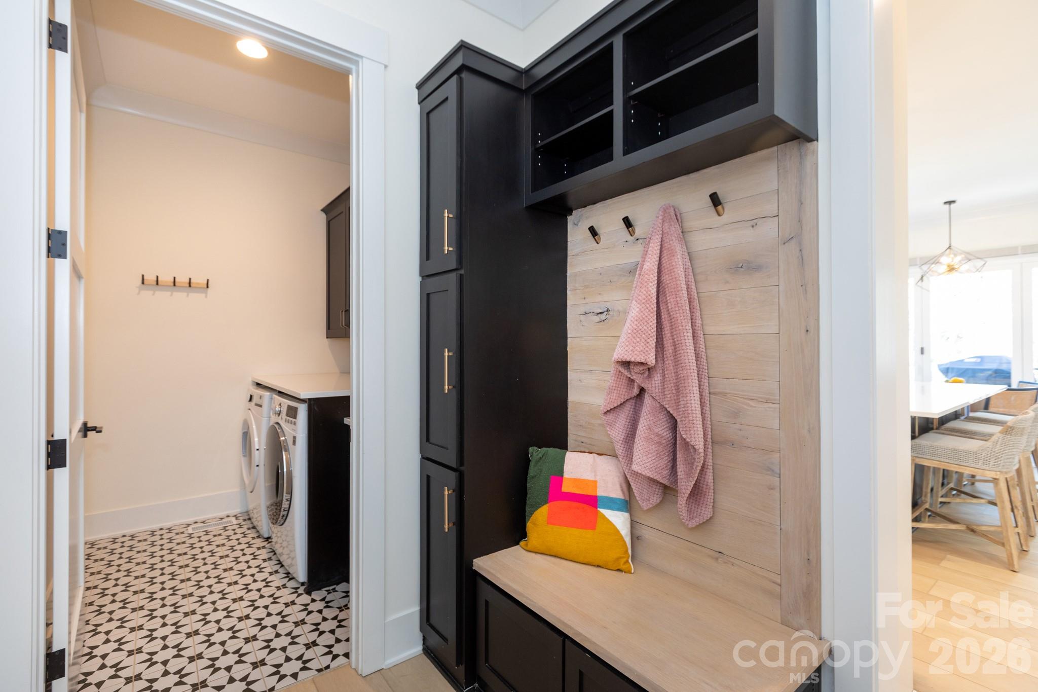 Drop zone conveniently located just inside the garage door. - 124 Direct Drive, Mooresville