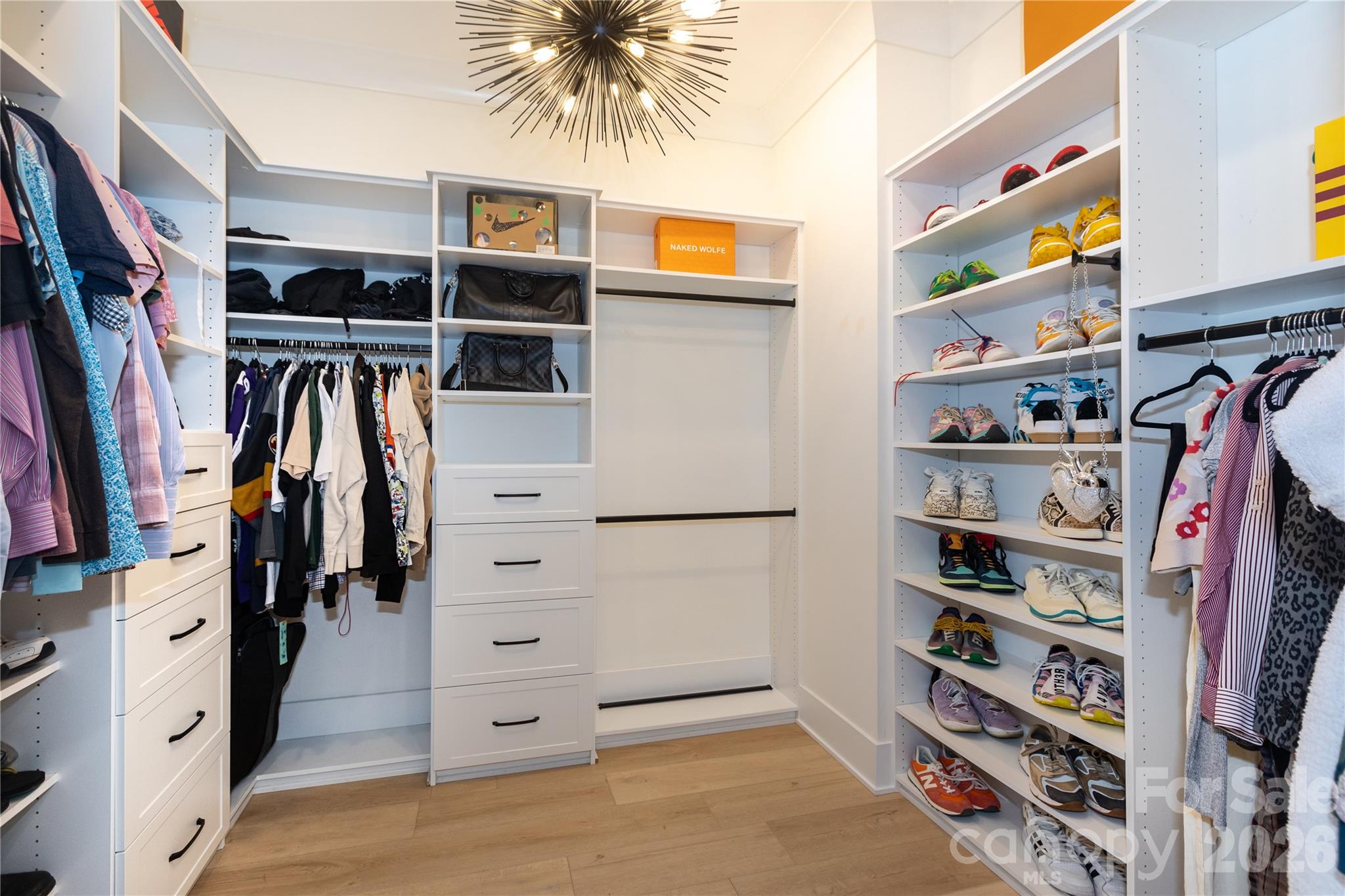Primary closet does not dissapoint - 124 Direct Drive, Mooresville