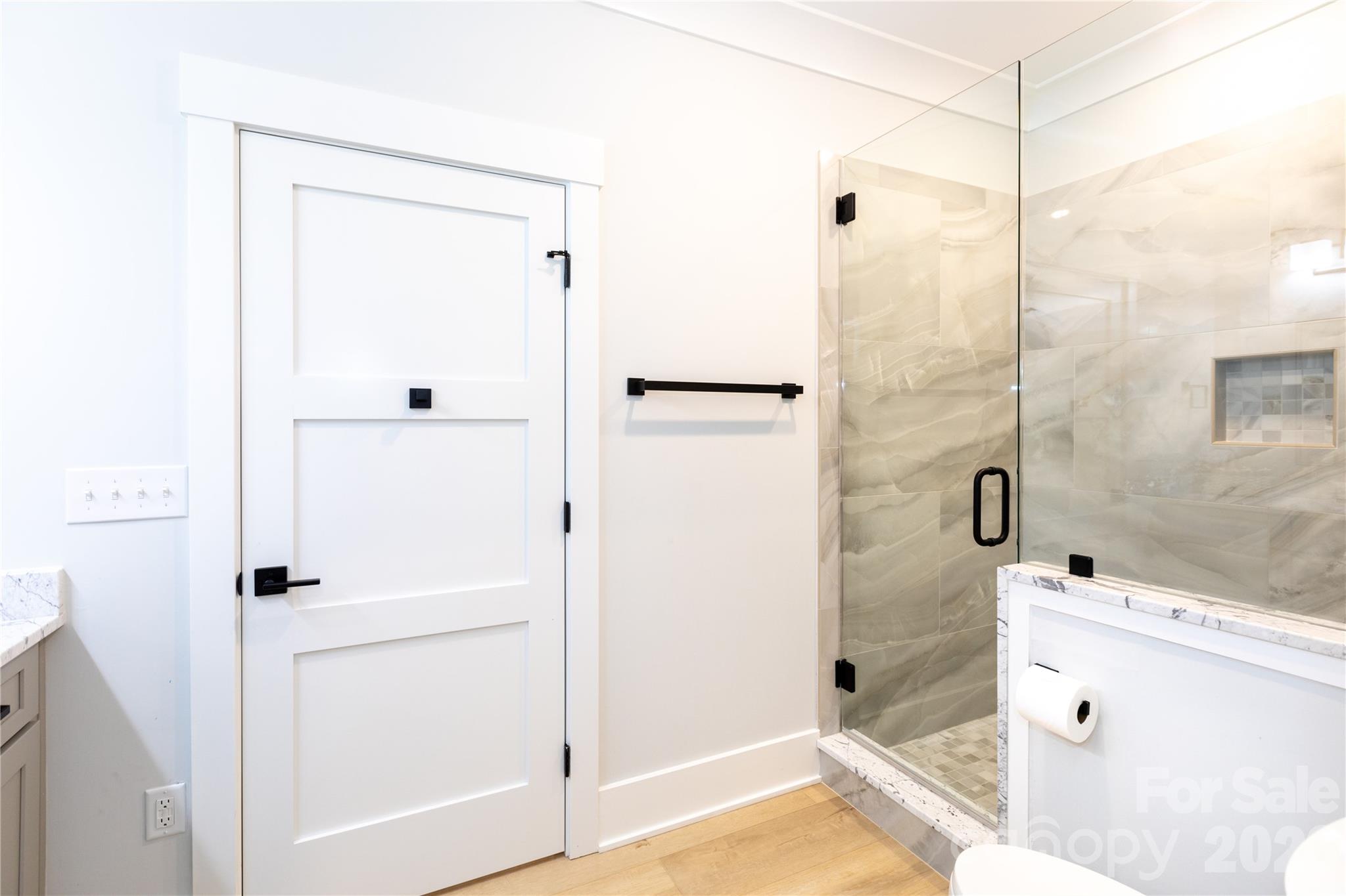 Suite walk-in shower - 124 Direct Drive, Mooresville