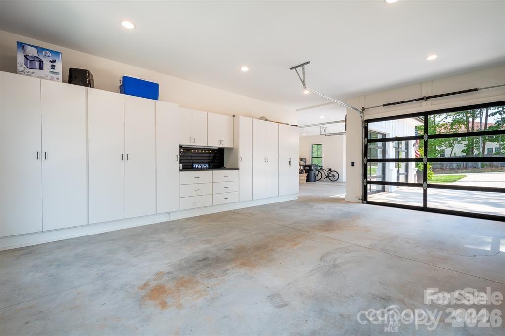 Storage galore and workshop in the 3rd garage bay with plenty of room to park as well - 124 Direct Drive, Mooresville