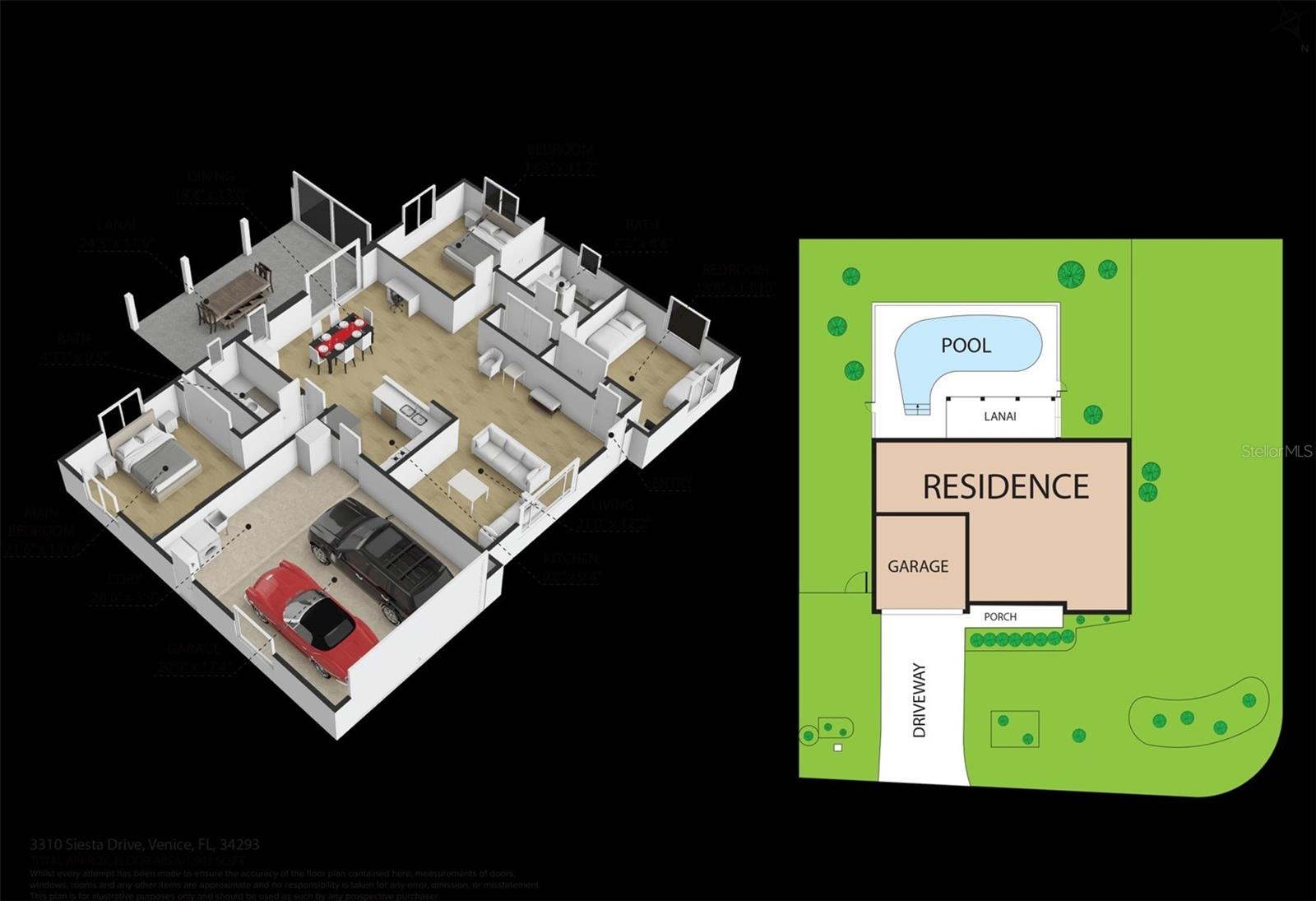 Single Family Residence at 3310 SIESTA DR, VENICE, photo 41 of 55