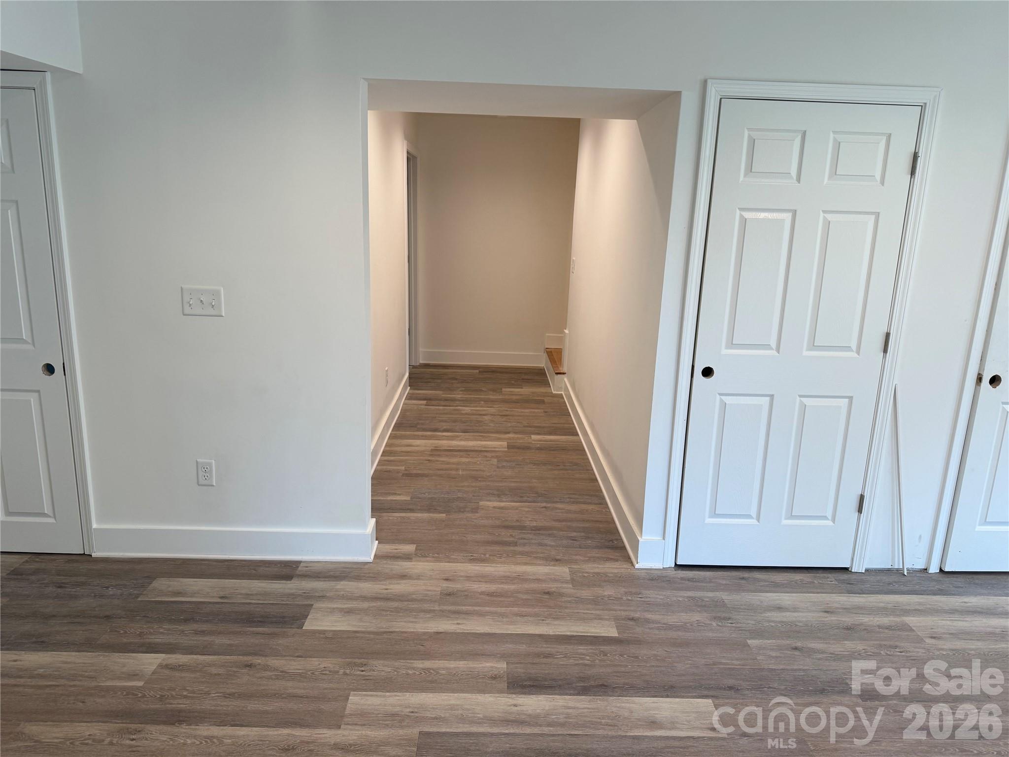 Basement Hallway - 46 Carden Drive, Weaverville