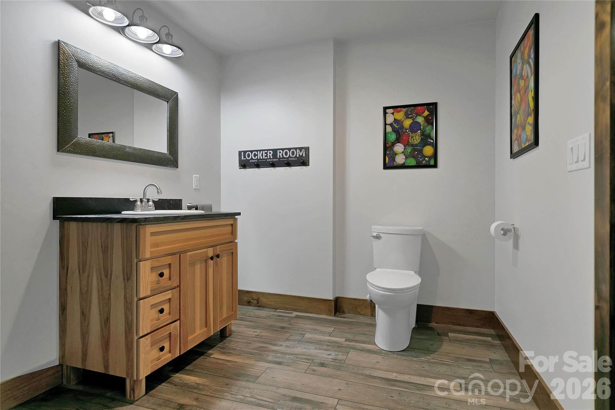 Lower Level Bathroom - 70 Unvdatlvi Court, Brevard