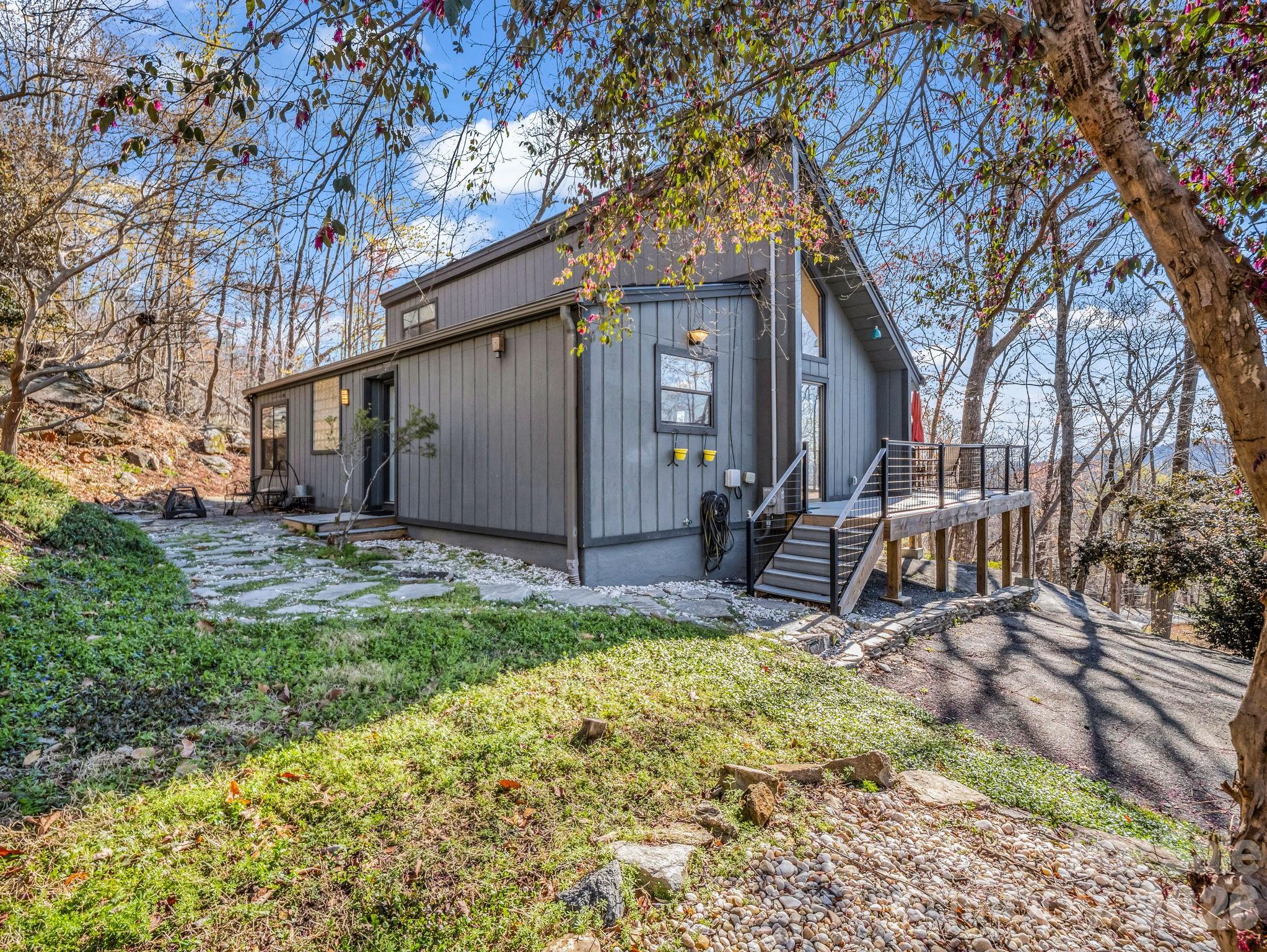 Natural rock formations are a blend of architecture and nature - 456 Youngs Mountain Drive, Lake Lure
