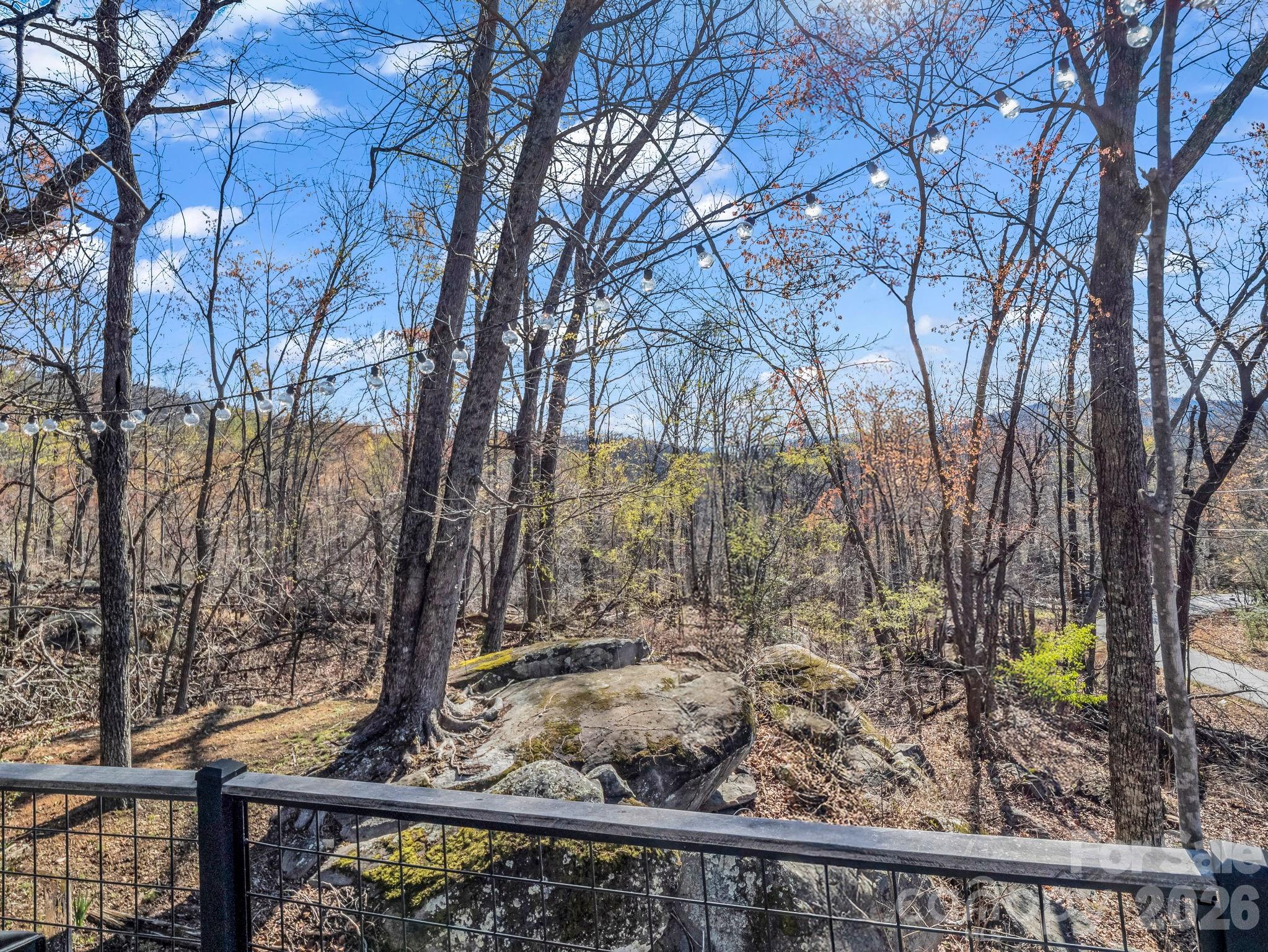 View from Deck - 456 Youngs Mountain Drive, Lake Lure