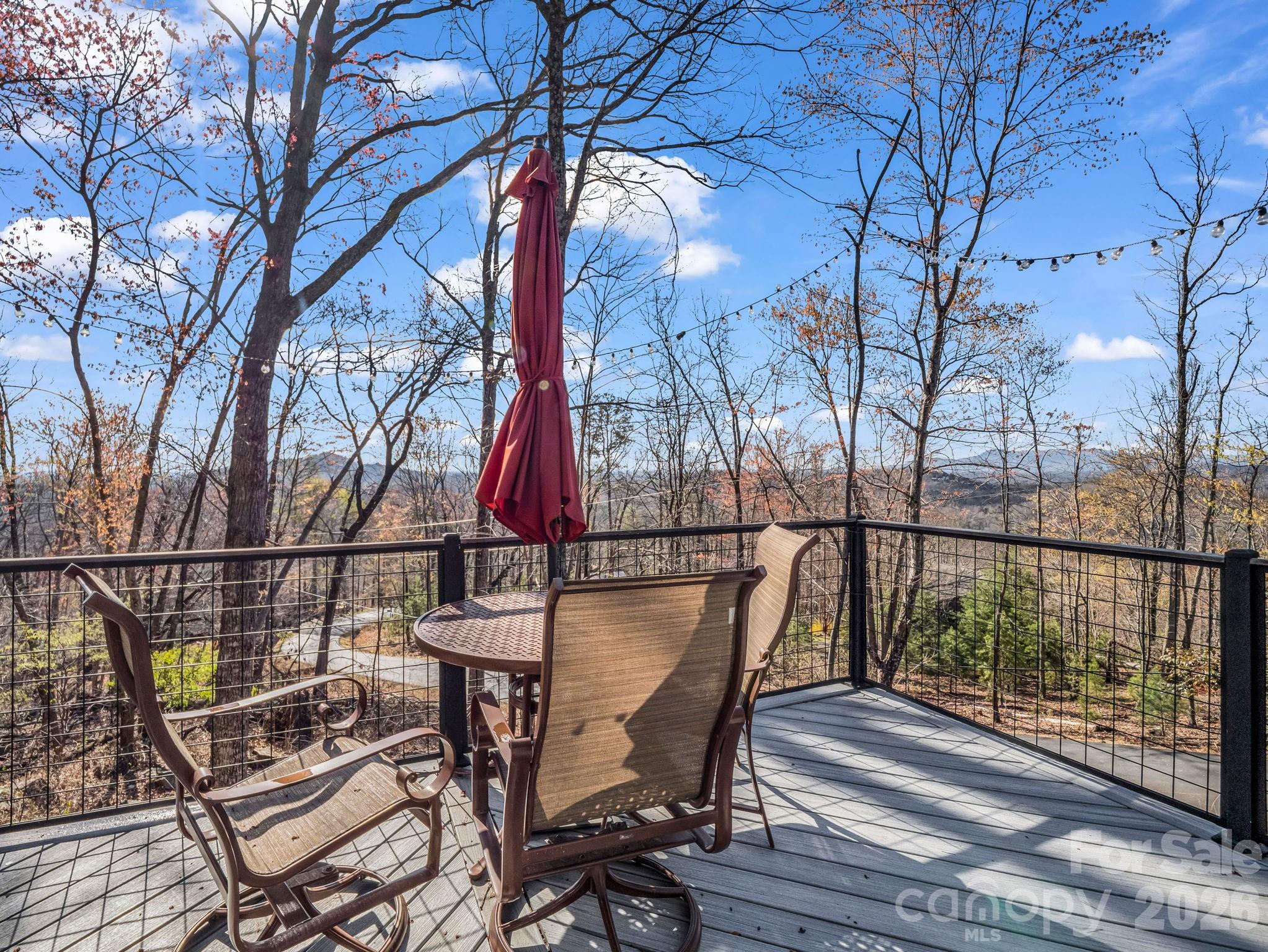 View from Deck - 456 Youngs Mountain Drive, Lake Lure