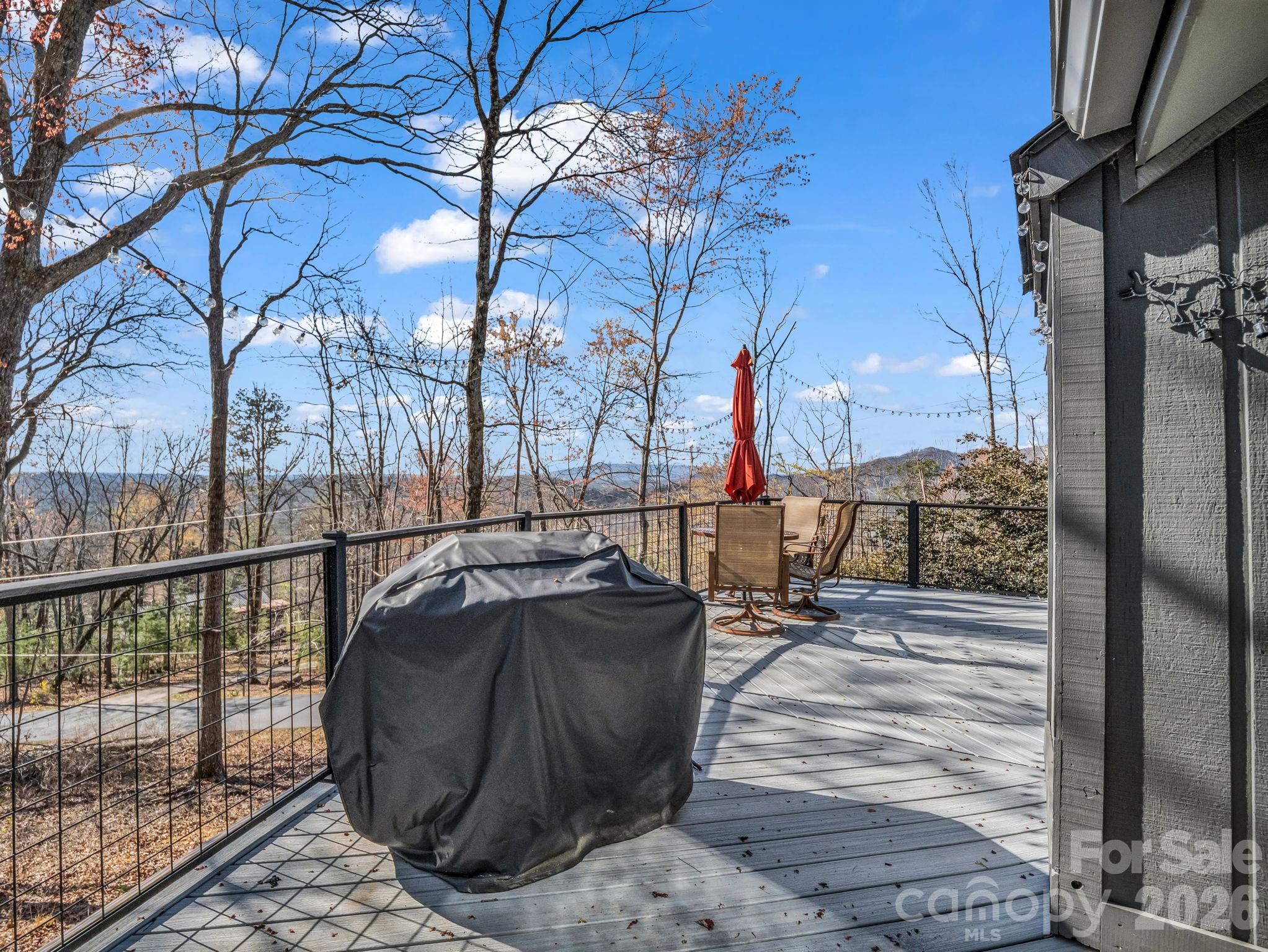 View from Deck - 456 Youngs Mountain Drive, Lake Lure