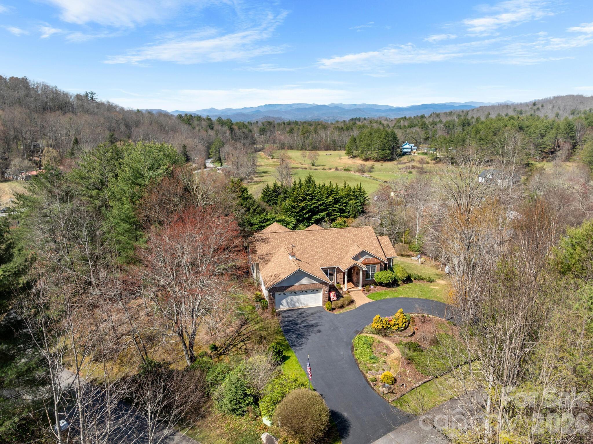 Aerial of Front of Home - 17 Ashton Forest Court, Hendersonville