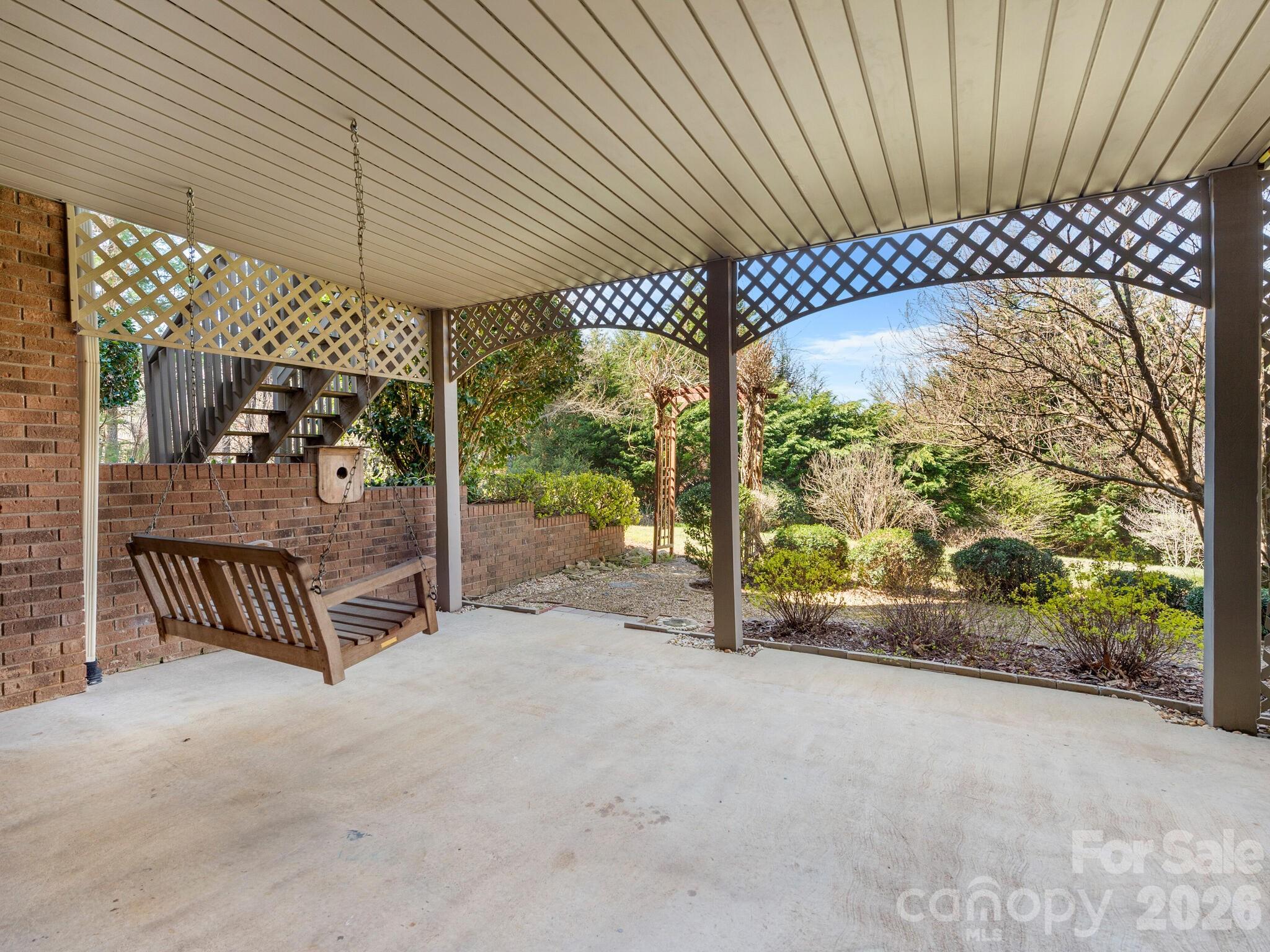 Lower Level Patio off Basement Exterior Entrance - 17 Ashton Forest Court, Hendersonville