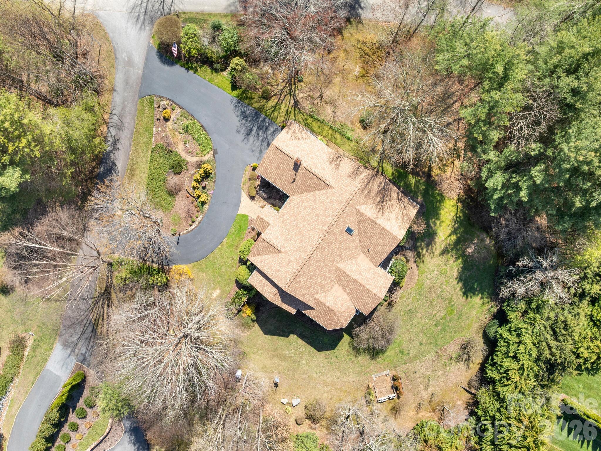 Aerial of the Roof - 17 Ashton Forest Court, Hendersonville