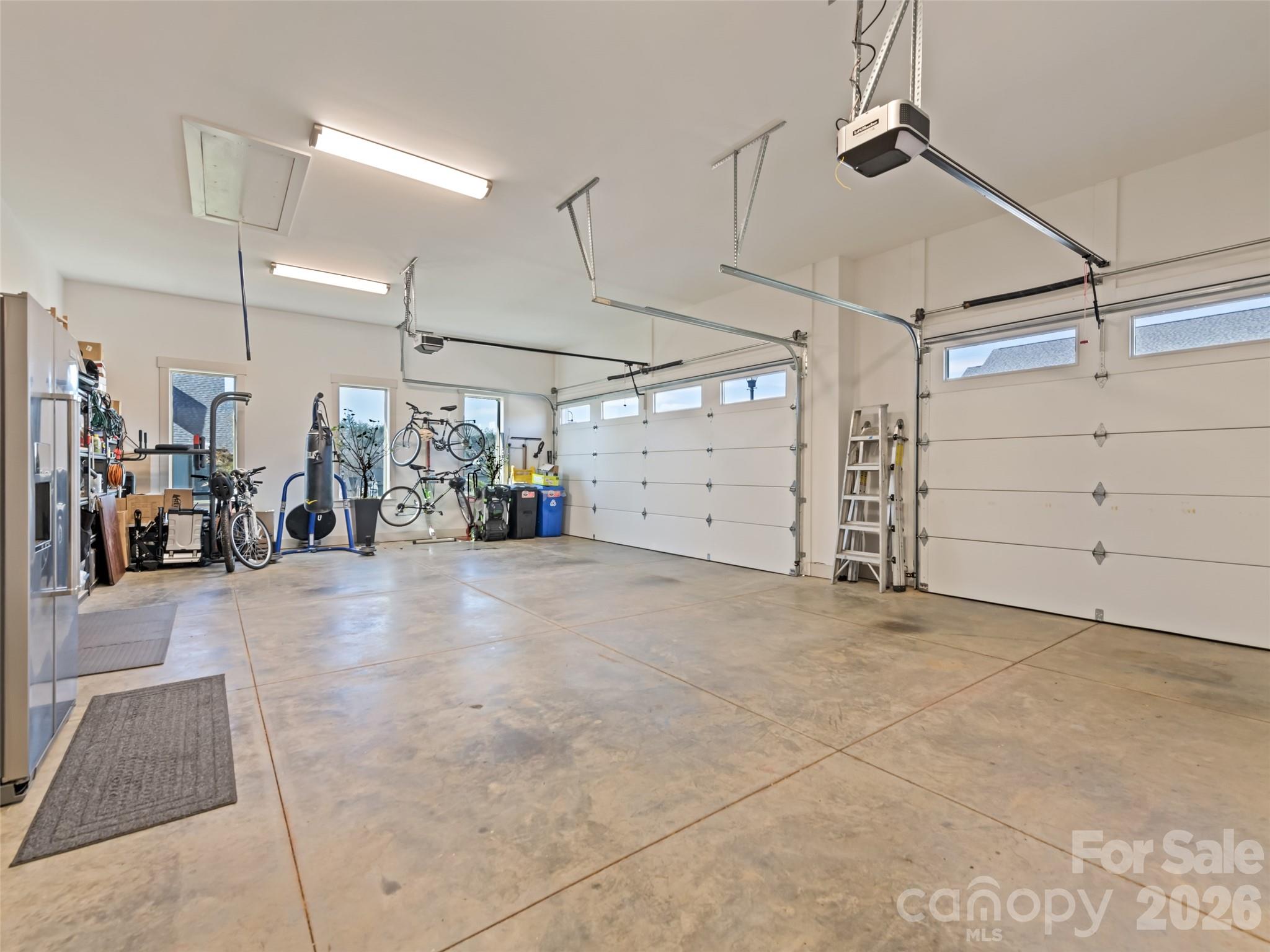 Fantastic, spacious 3-car/vehicle garage - 717 Daniel Circle Drive, Mills River