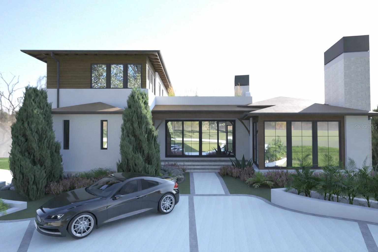 Front Elevation - 157 TRANQUIL MIRROR LAKE CT #Lot 10, CLERMONT