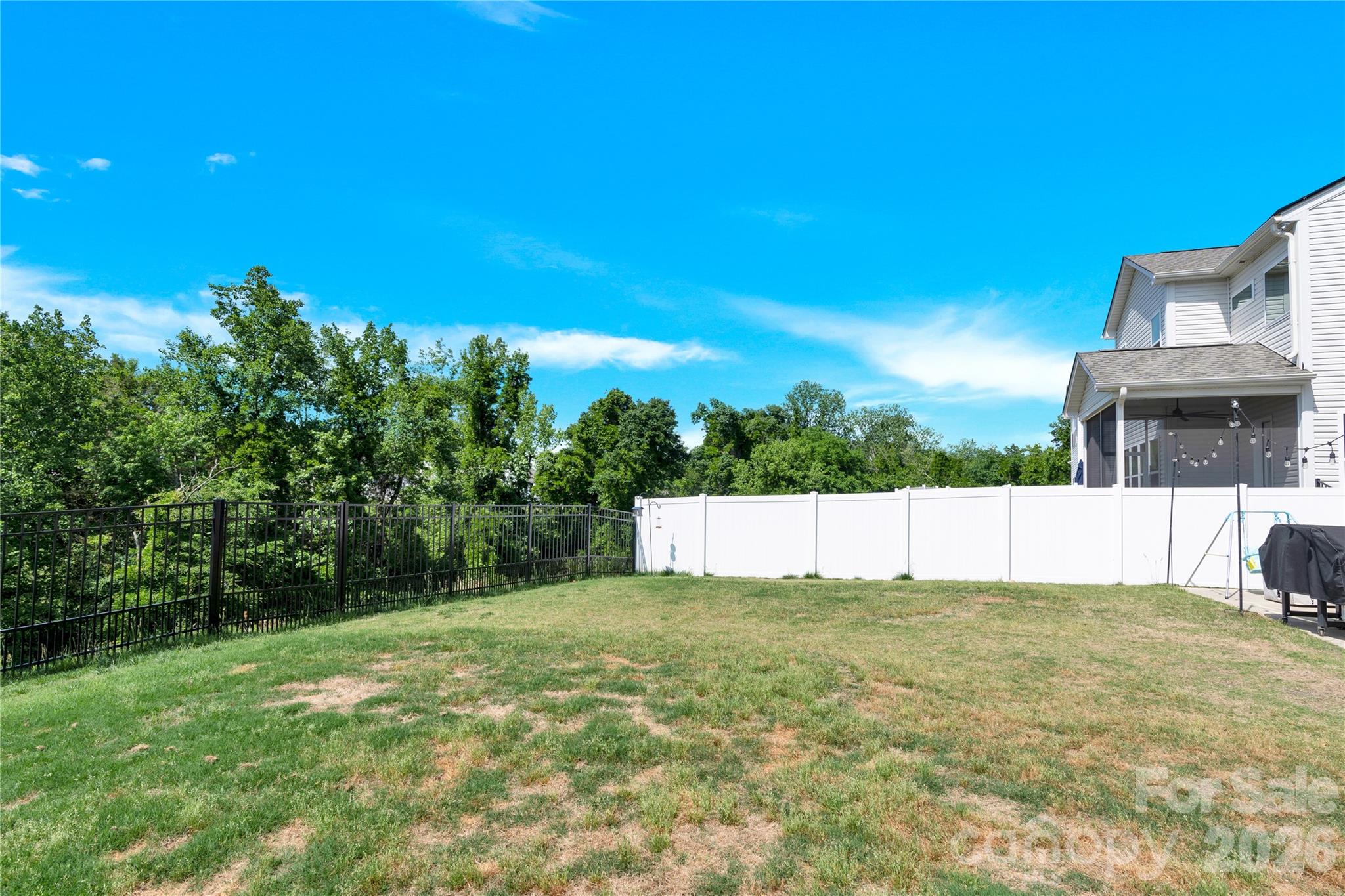 Back yard area - 3153 Pinehills Way, Mount Holly