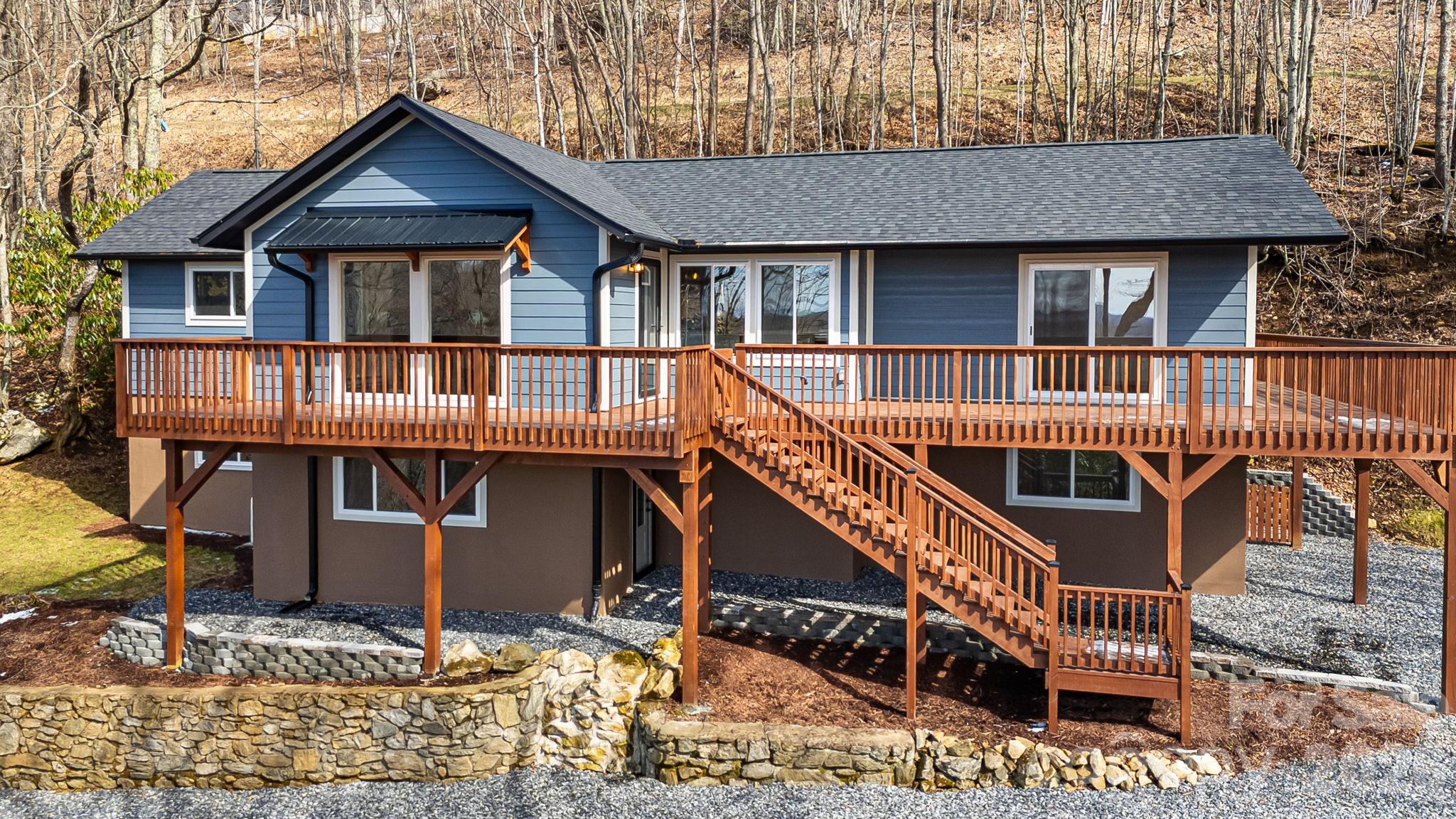 Beautiful Setting for This Mountain Home - 1065 Oak Ridge Lane, Mars Hill