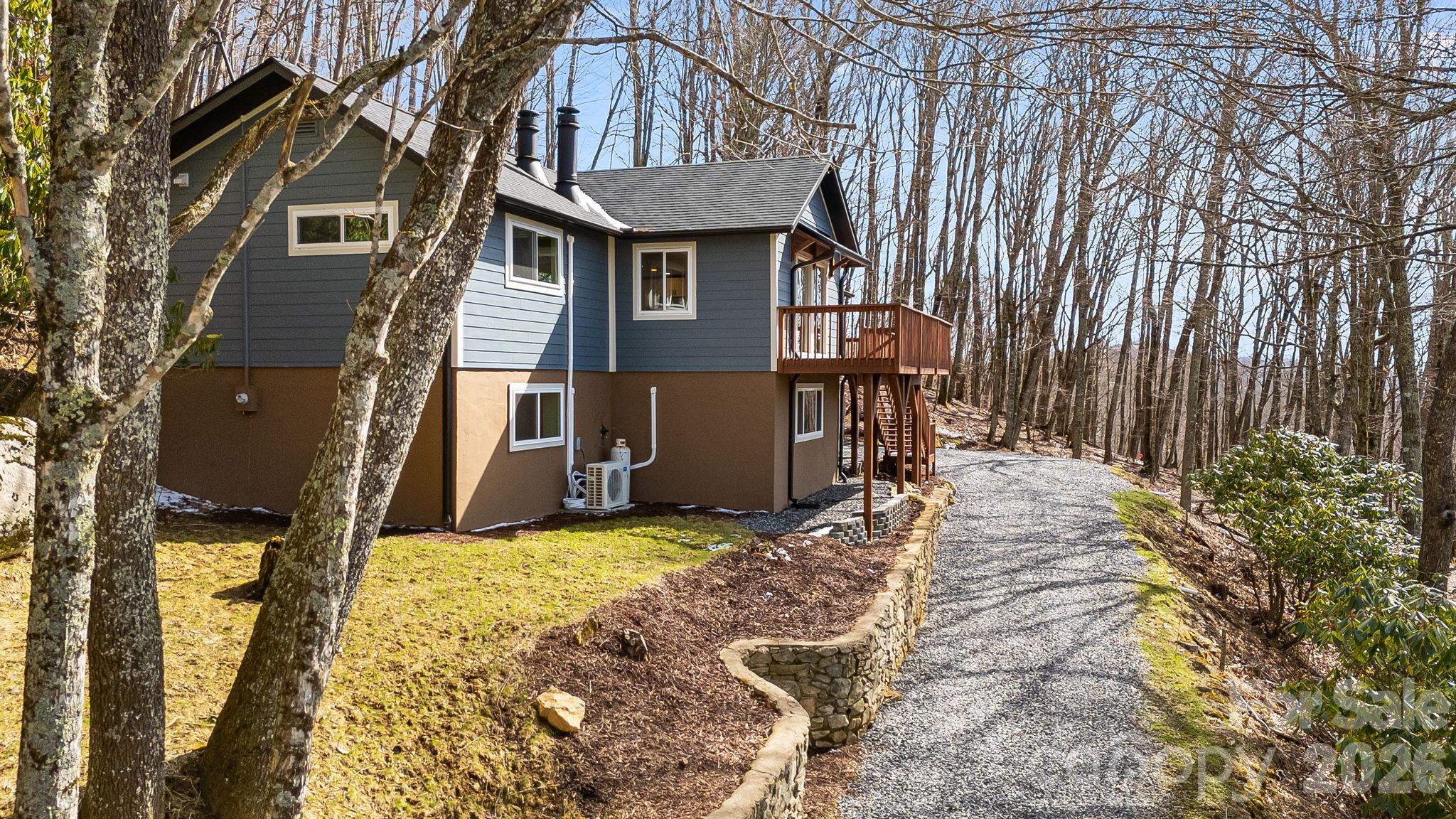 Beautiful Setting for This Mountain Home - 1065 Oak Ridge Lane, Mars Hill