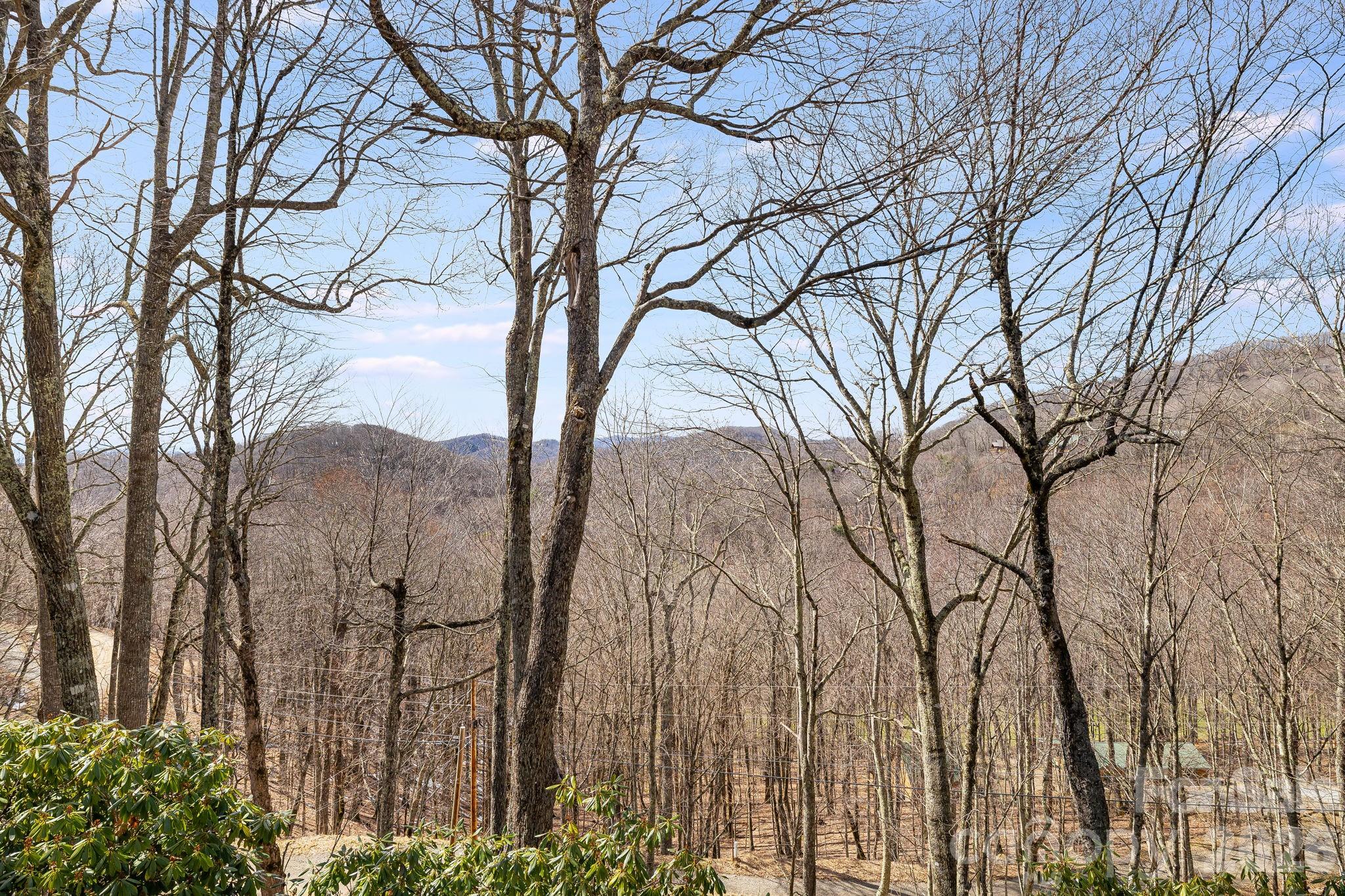 Nice Views from Wrap-Around Deck - 1065 Oak Ridge Lane, Mars Hill