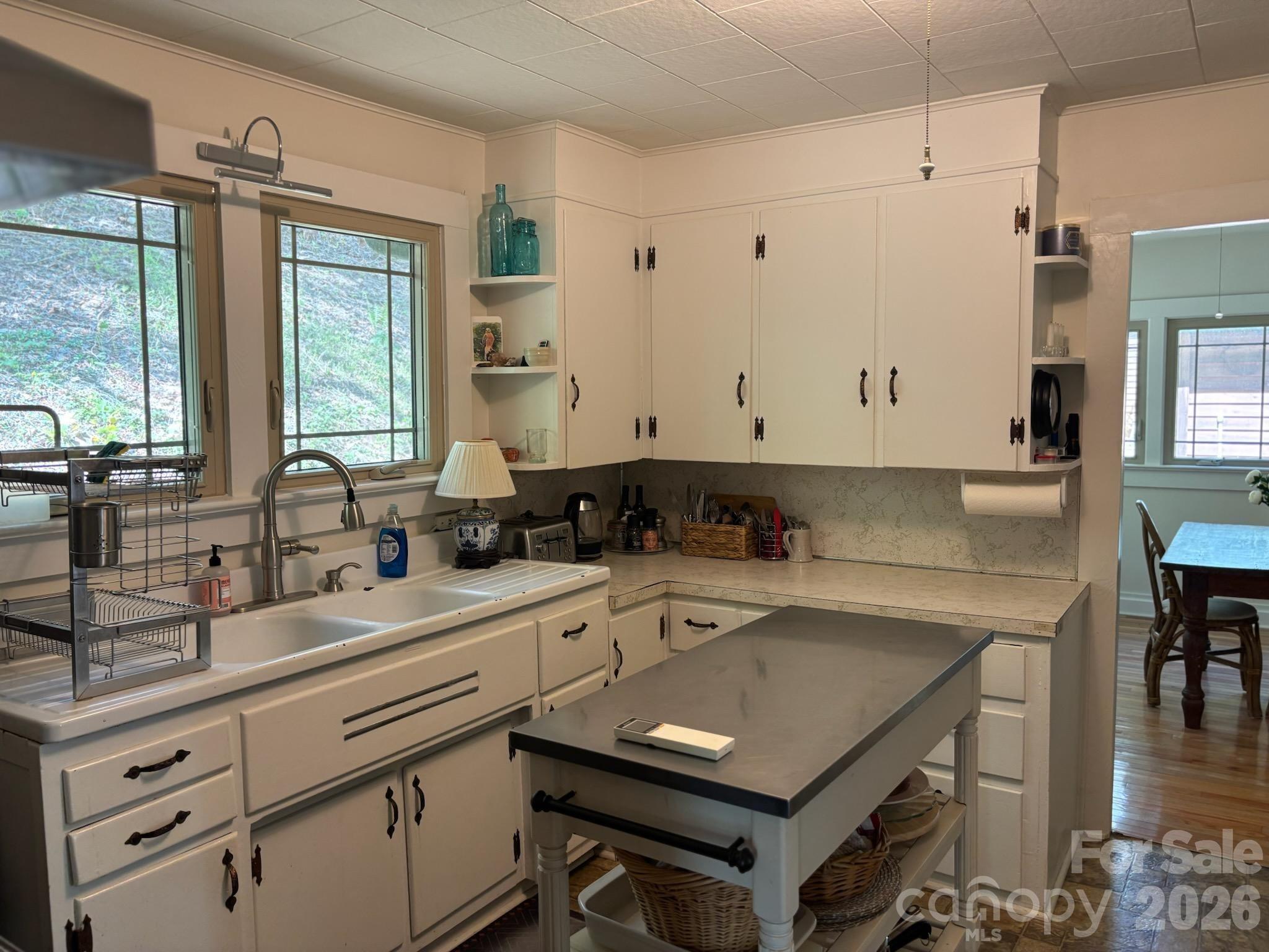 Kitchen main house - 324 Marble Mine Road, Bakersville